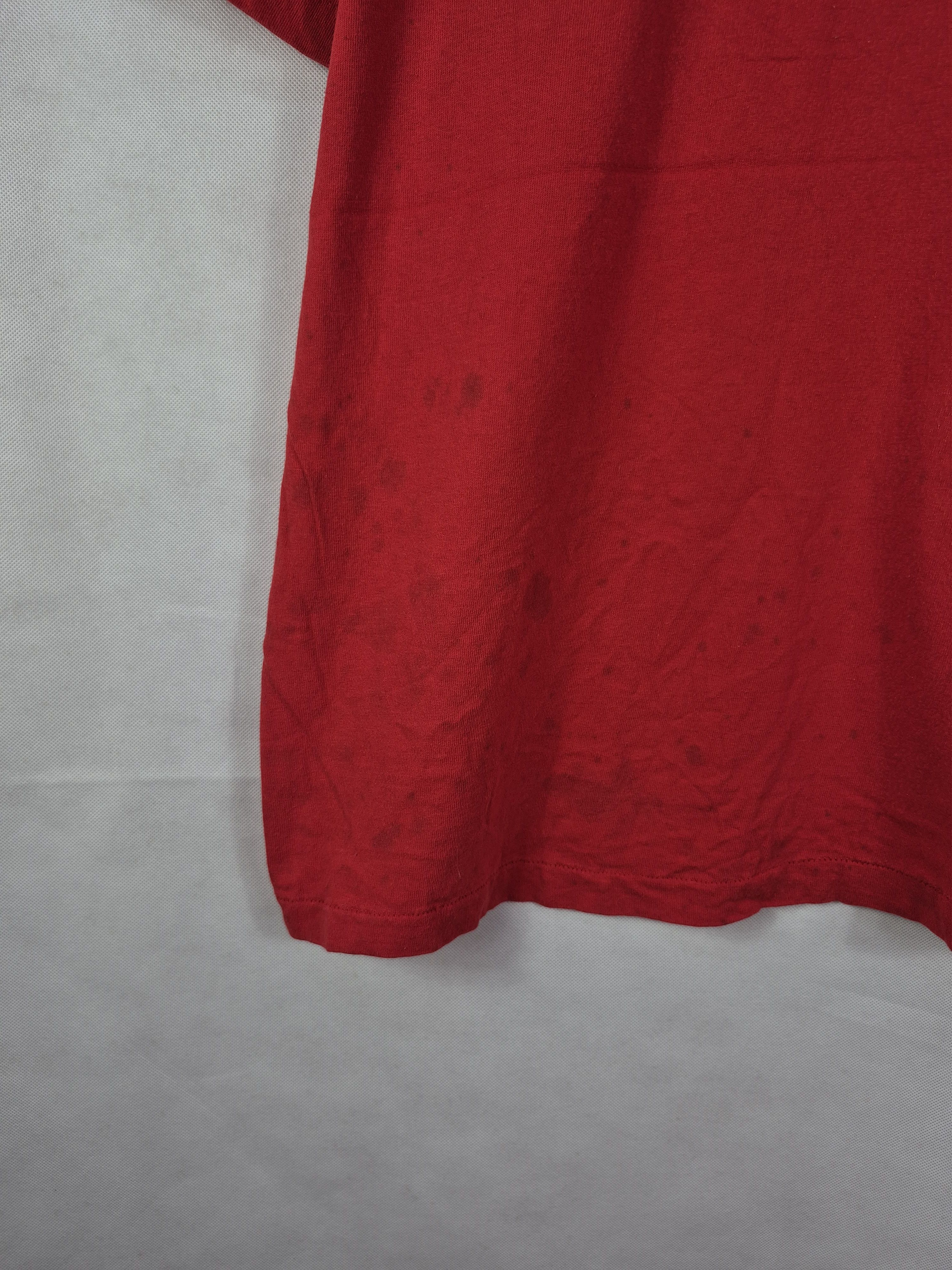 Vintage 🔥 Vintage 90s Plain Red Tees Size US XL / EU 56 / 4 - 9 Thumbnail