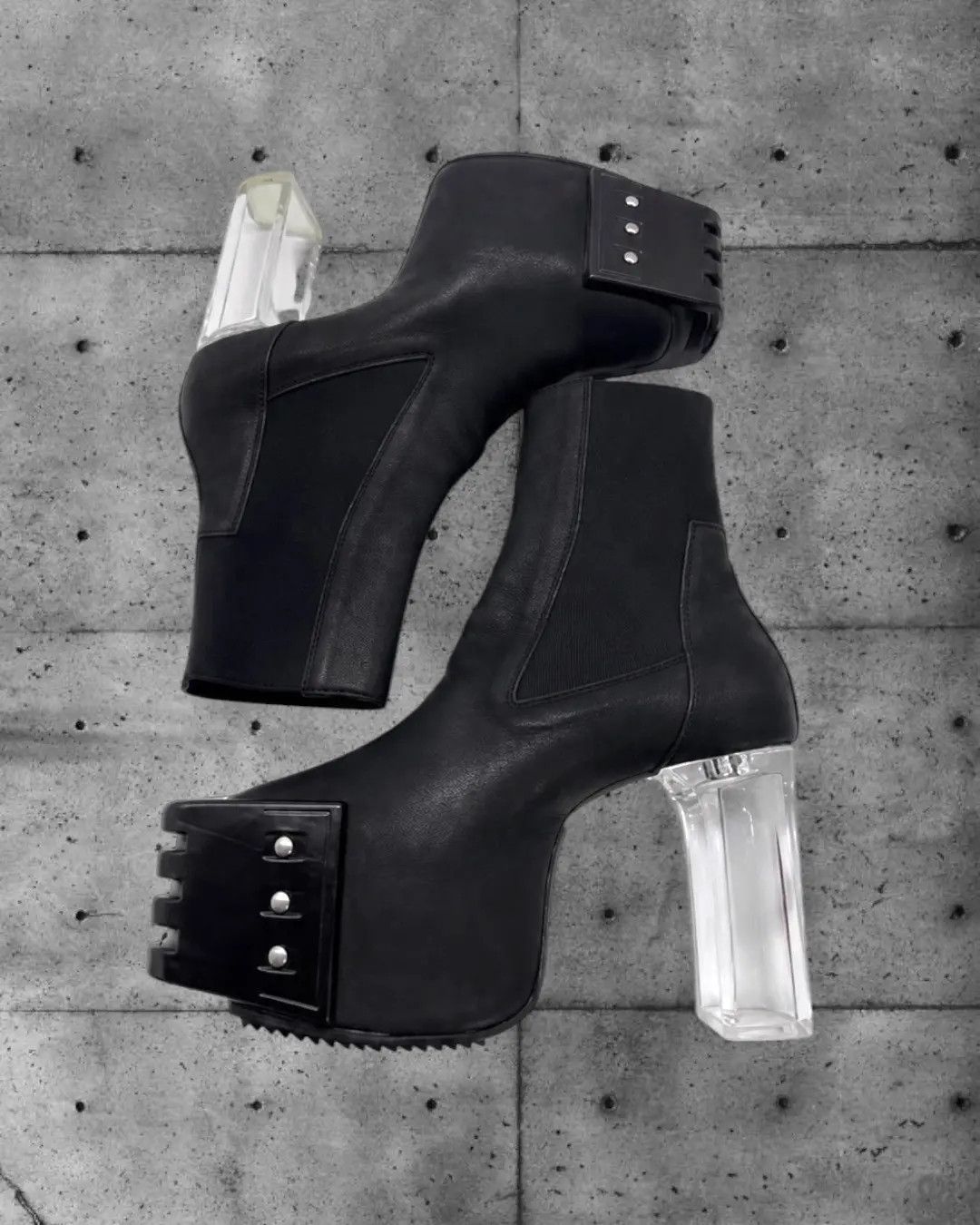 Rick Owens Rick Owens Grilled Wedge Beatle Boots | Rick Owens 