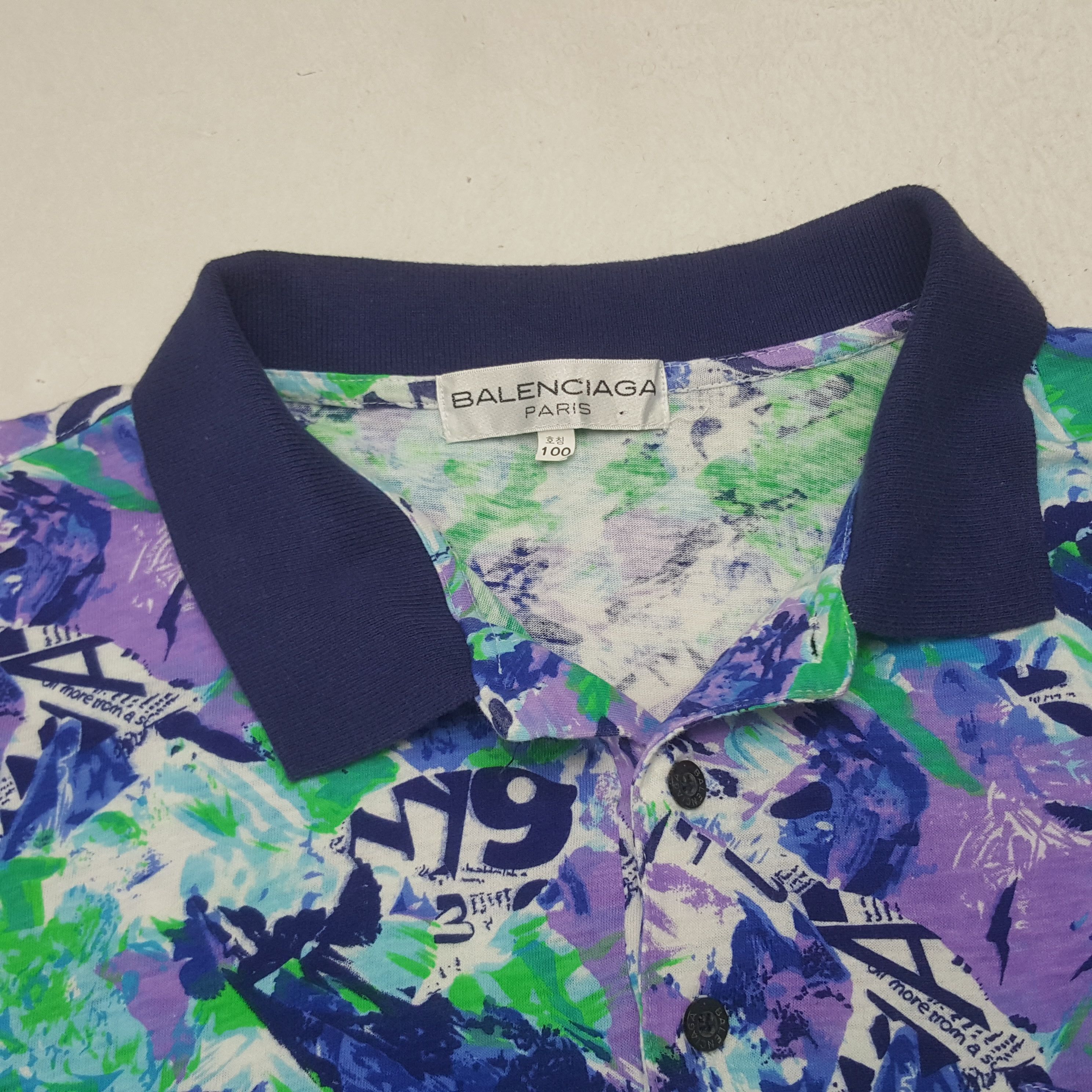 Other Vintage Balenciaga Paris Polos Shirt Size US M / EU 48-50 / 2 - 4 Thumbnail