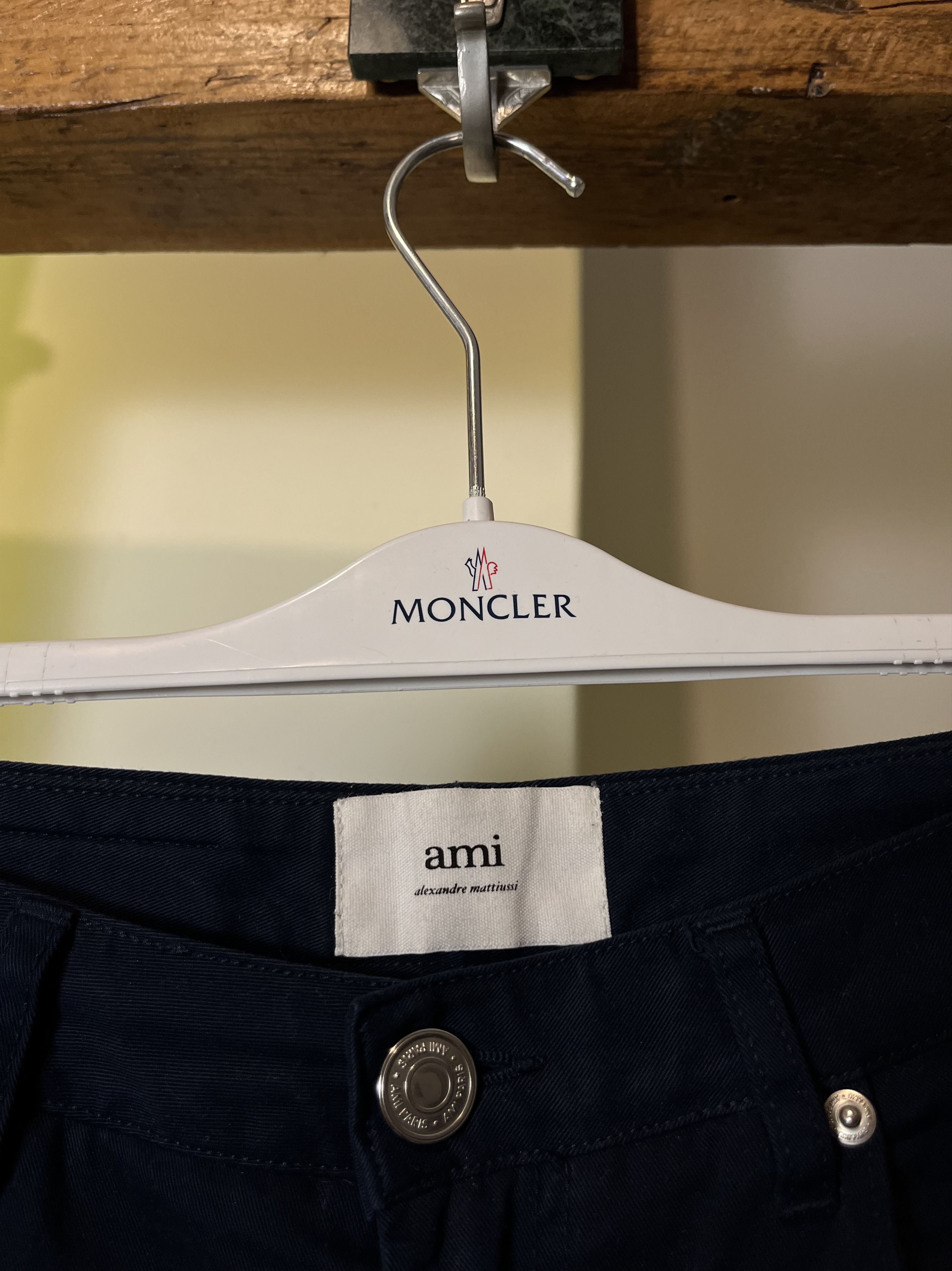 AMI × Designer AMI Flare Fit Trousers Womens Pants Made in Portugal Size 29" - 5 Thumbnail