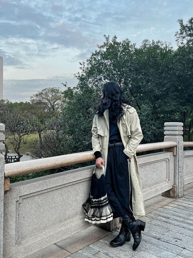Yohji Yamamoto Yohji Yamamoto size 3 Main Line Palace Style Woven Fringe Size US 30 / EU 46 - 3 Thumbnail