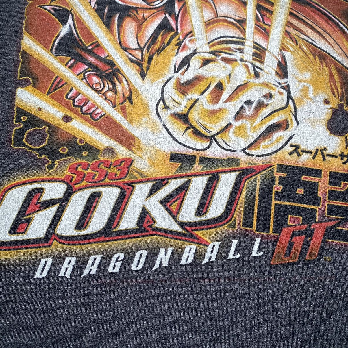 Anime VINTAGE DRAGONBALL GT GOKU SS3 ANIME T SHIRT Size US M / EU 48-50 / 2 - 8 Thumbnail