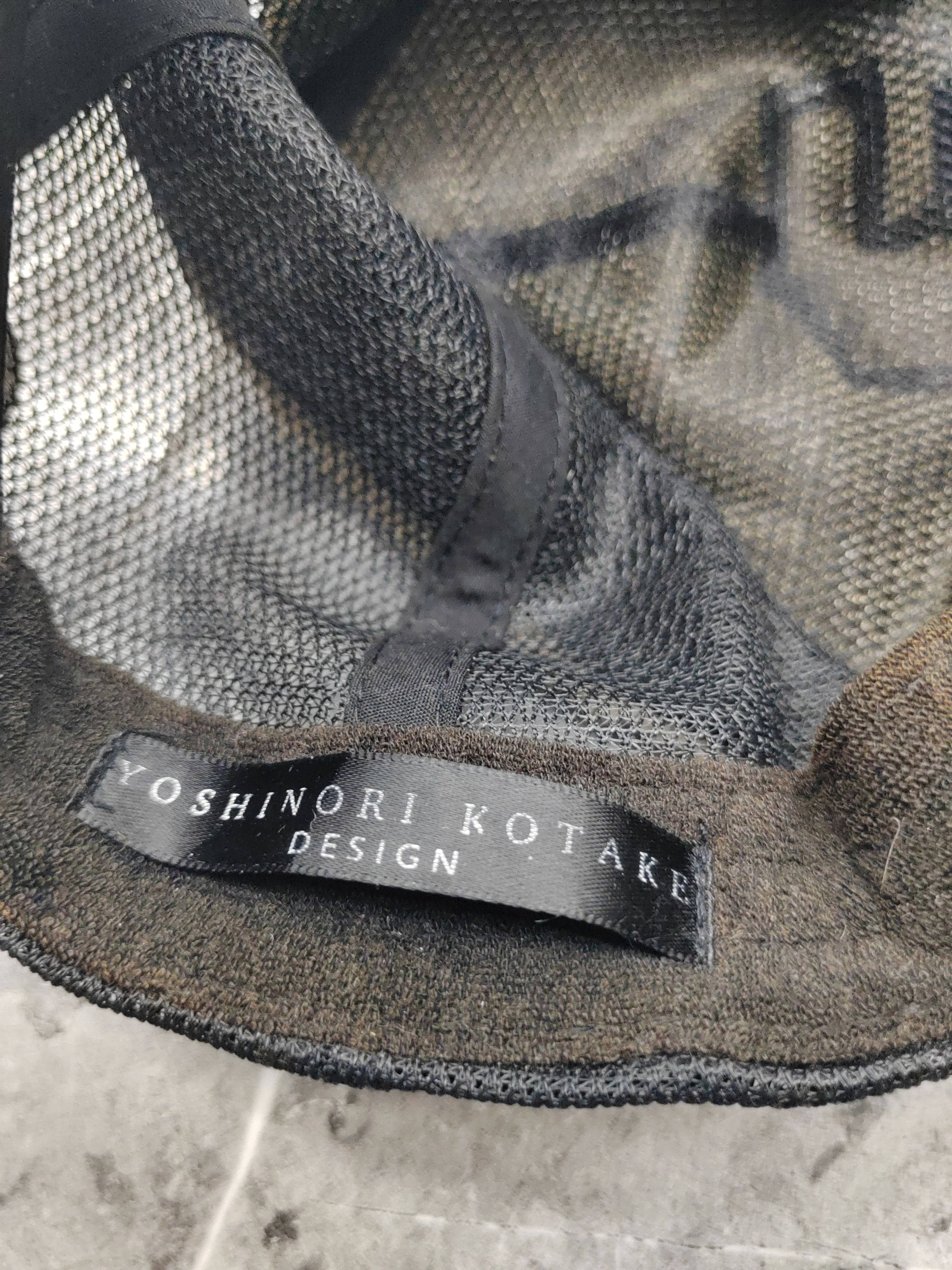 Japanese Brand Vintage Yoshinori Kotake Camo Distressed Style Cap Hat Size ONE SIZE - 6 Thumbnail