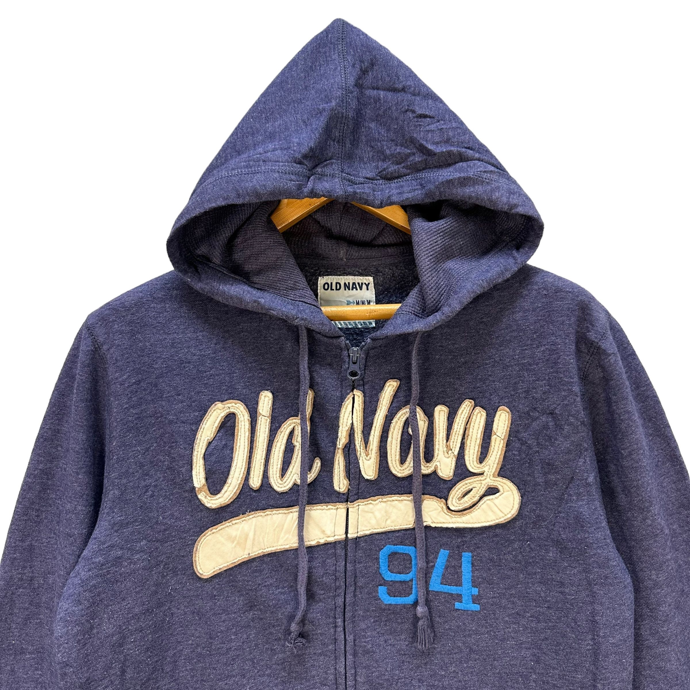 Old Navy Old Navy Spellout Big Logo Zipper Hoodies #9145-62 Size US M / EU 48-50 / 2 - 2 Thumbnail