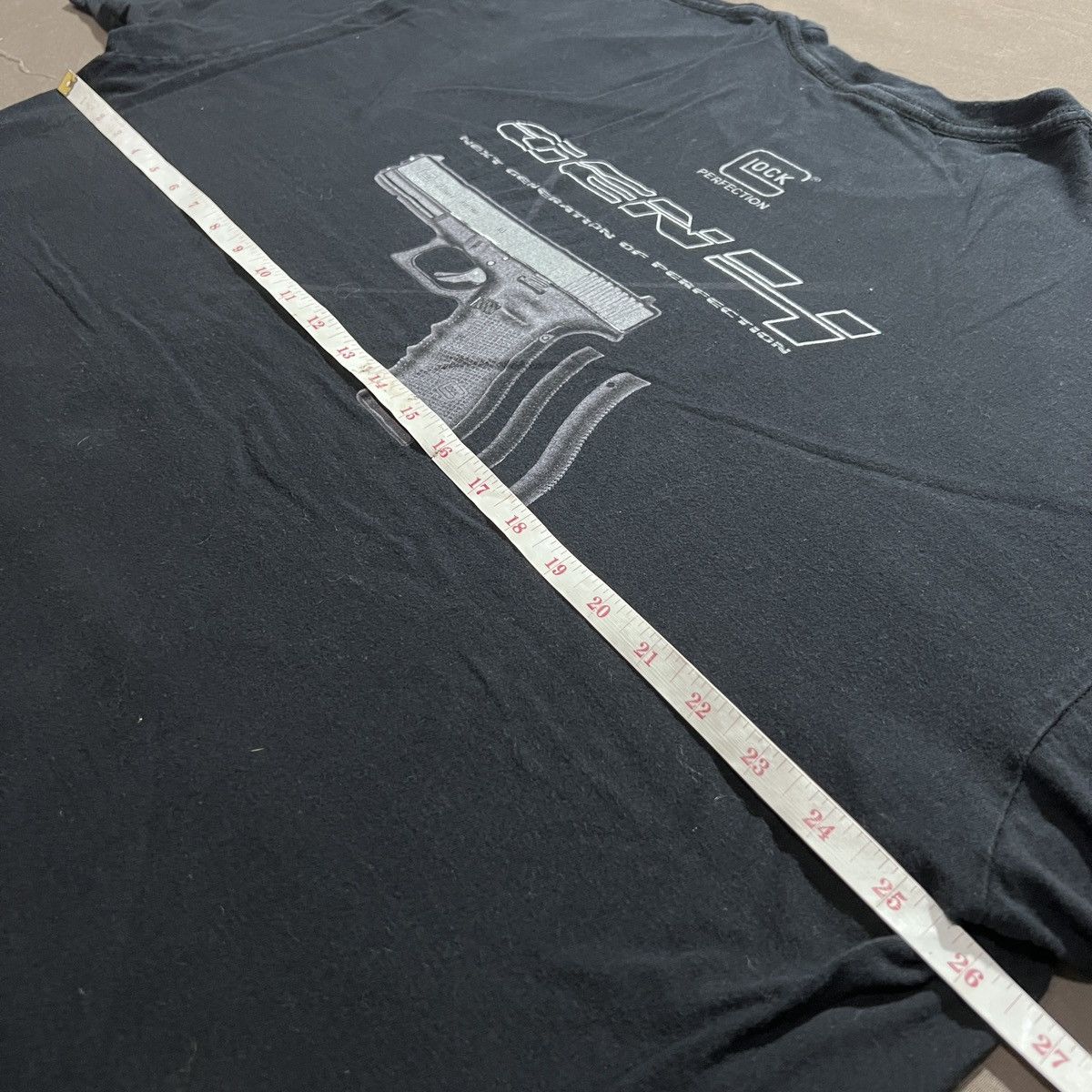 Vintage Vintage Y2K Glock Perfection Pistol Handgun Drill Tee 3XL Size US XXL / EU 58 / 5 - 6 Thumbnail