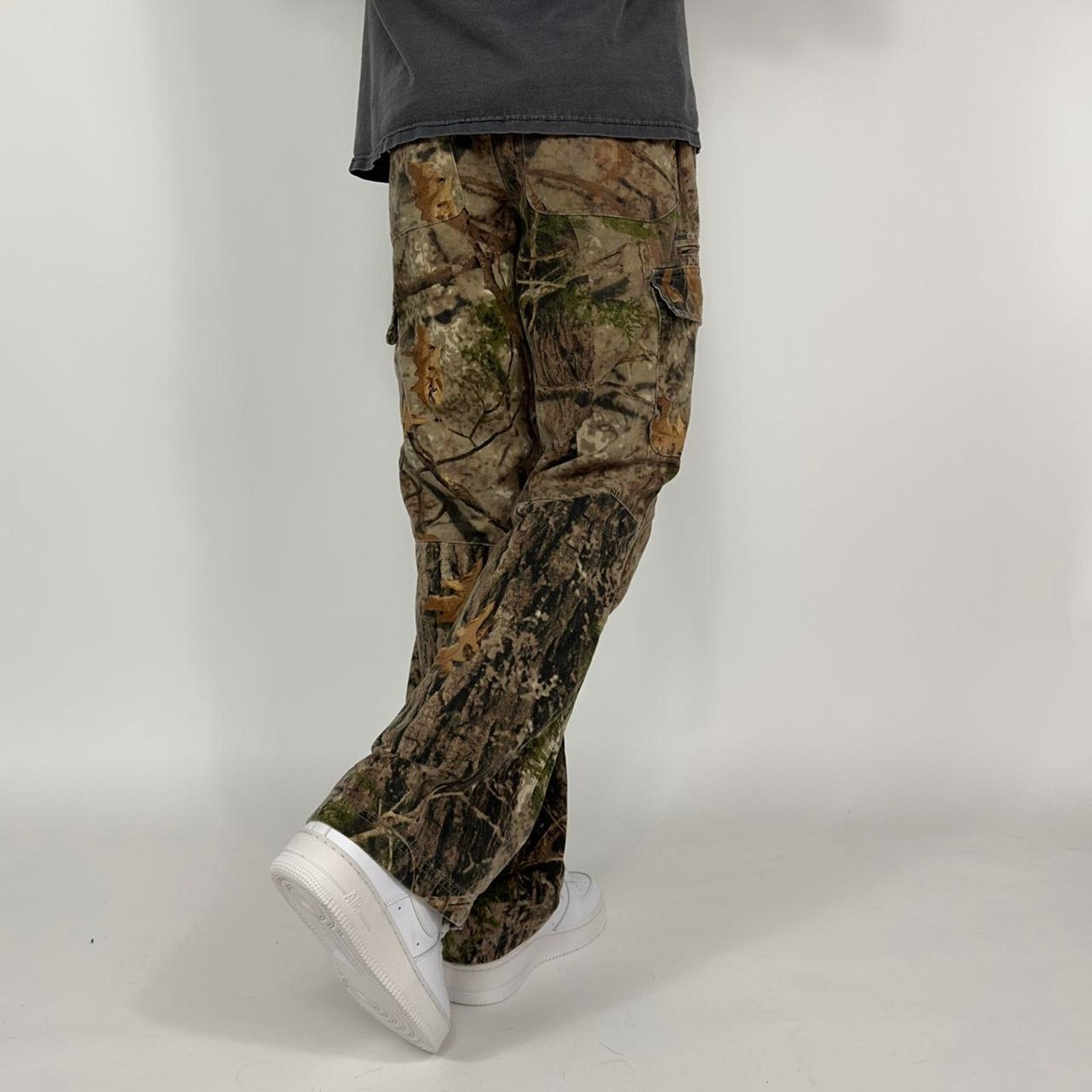 Mossy Oaks × Realtree Y2K Camouflage RealTree Cabelas Low Rise Baggy Cargo Pants Size US 31 - 7 Thumbnail