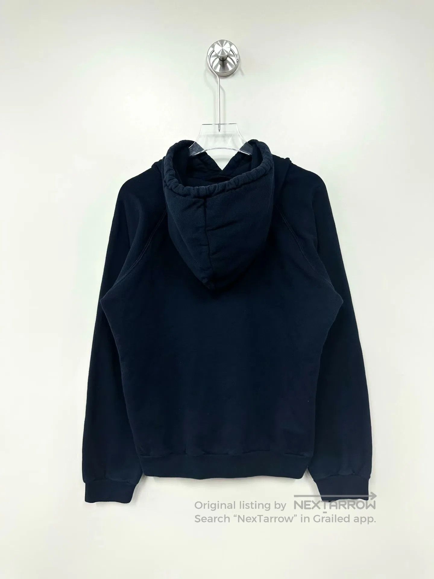 Celine CELINE Dark Blue Carriage Letter Logo Hooded Sweatshirt| Size US M / EU 48-50 / 2 - 2 Thumbnail
