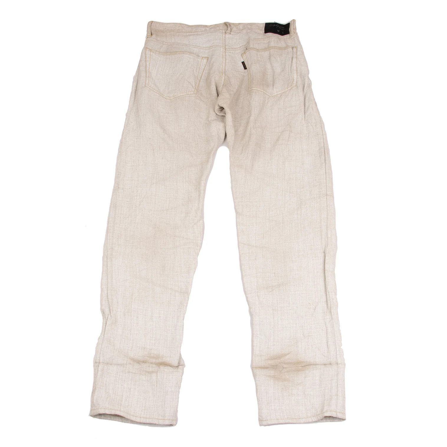 Yohji Yamamoto Yohji Yamamoto Pigment Print Linen Pants Size US 36 / EU 52 - 12 Thumbnail