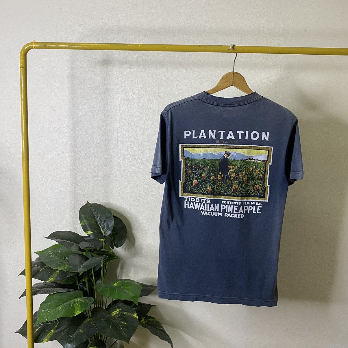 Vintage 1990s Dole Hawaii Pineapple Plantation Sunfaded Promo Tee Size US S / EU 44-46 / 1 - 1 Thumbnail