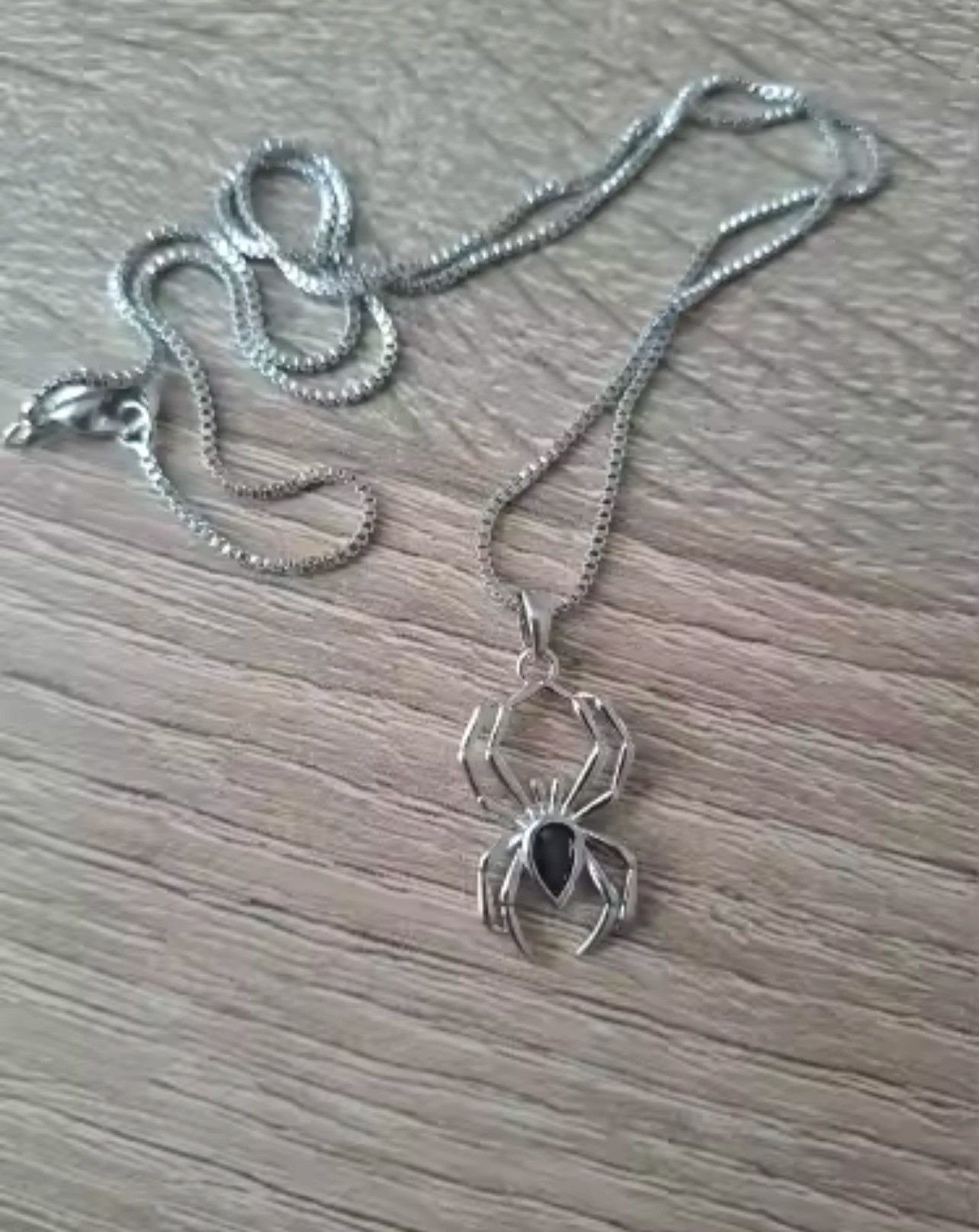 Other Huitan Spider Pendant Necklace Silver Chain Size ONE SIZE - 3 Thumbnail