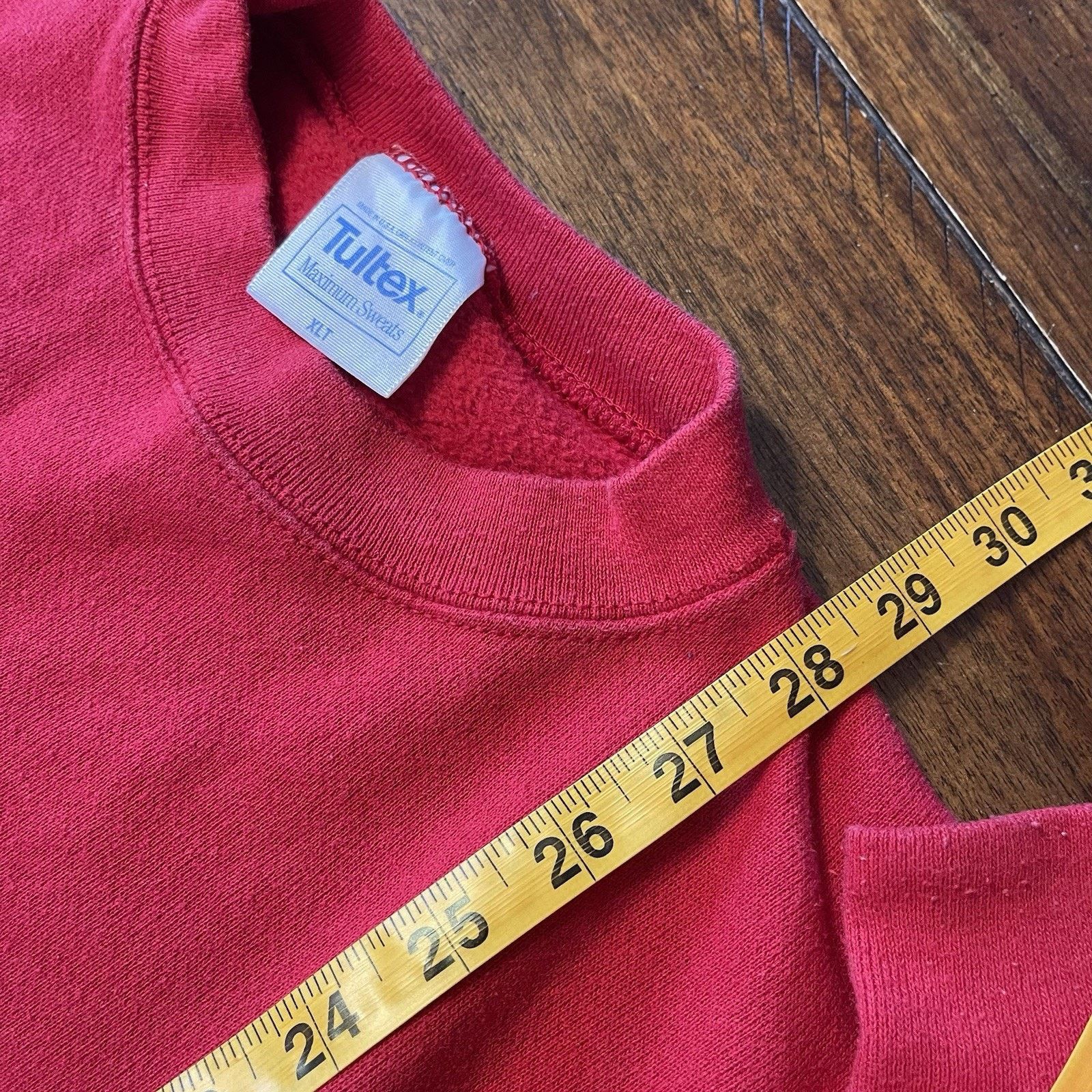 Tultex VTG 90s Maximum Sweats Tultex Pullover Sweatshirt XLT USA Size US XL / EU 56 / 4 - 7 Thumbnail