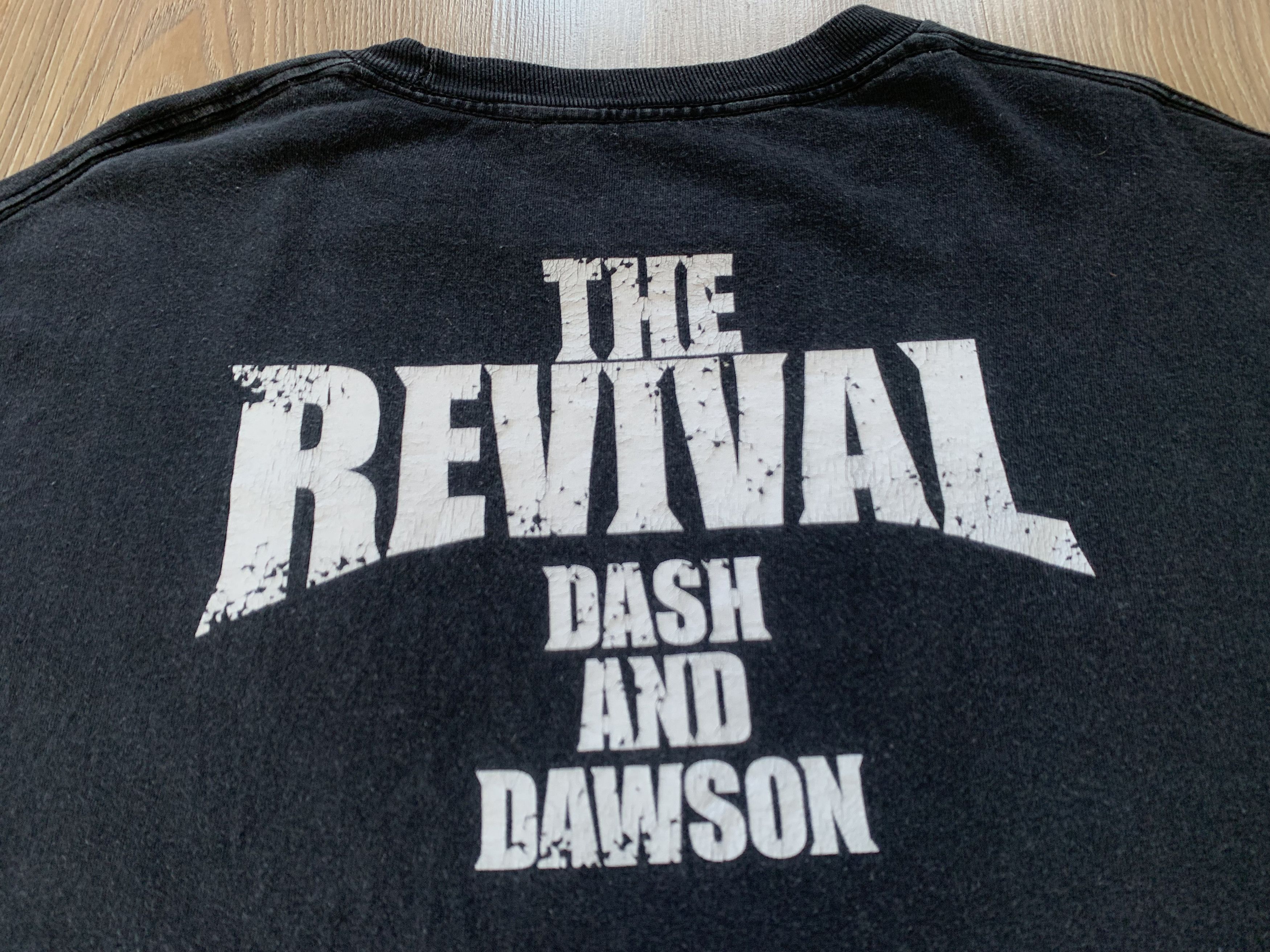 WWE Vinatage The Revival No Flips Just Fists Authentic T-Shirt Size US L / EU 52-54 / 3 - 6 Thumbnail