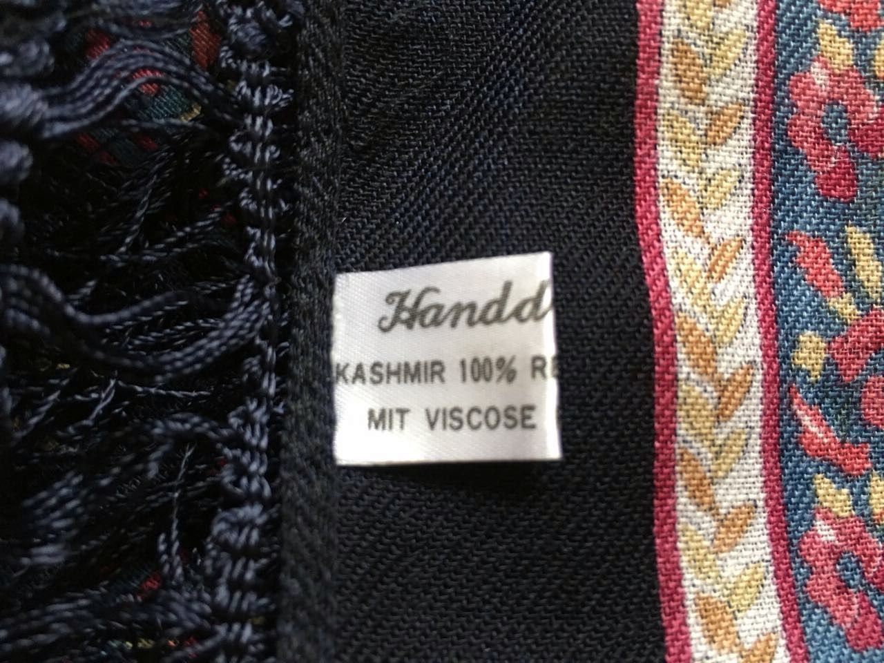 Vintage Handdruck vintage rare shawl Size ONE SIZE - 2 Thumbnail
