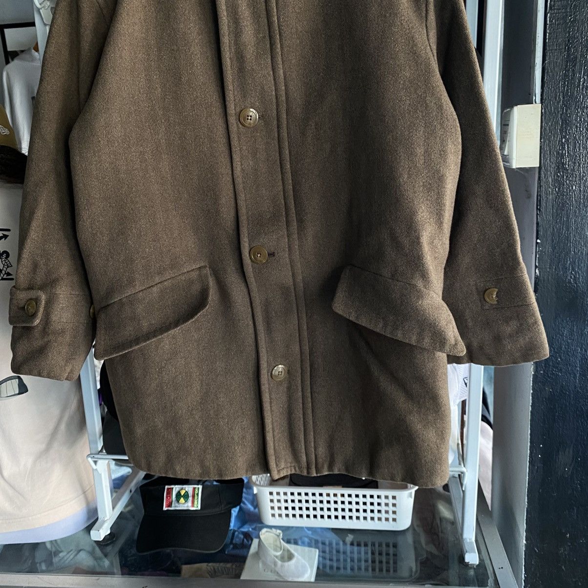 Burberry Burberry Brown Wool Car Coat Lining Vintage Luxury Overcoat Size US S / EU 44-46 / 1 - 5 Thumbnail