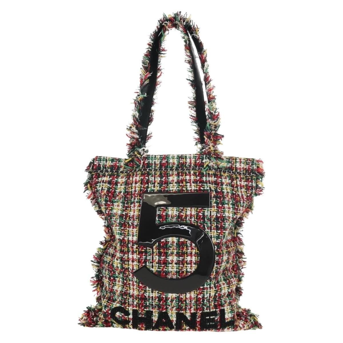 Chanel Chanel Tweed Multicolor Silver CC Tote Bag Size ONE SIZE - 2 Thumbnail