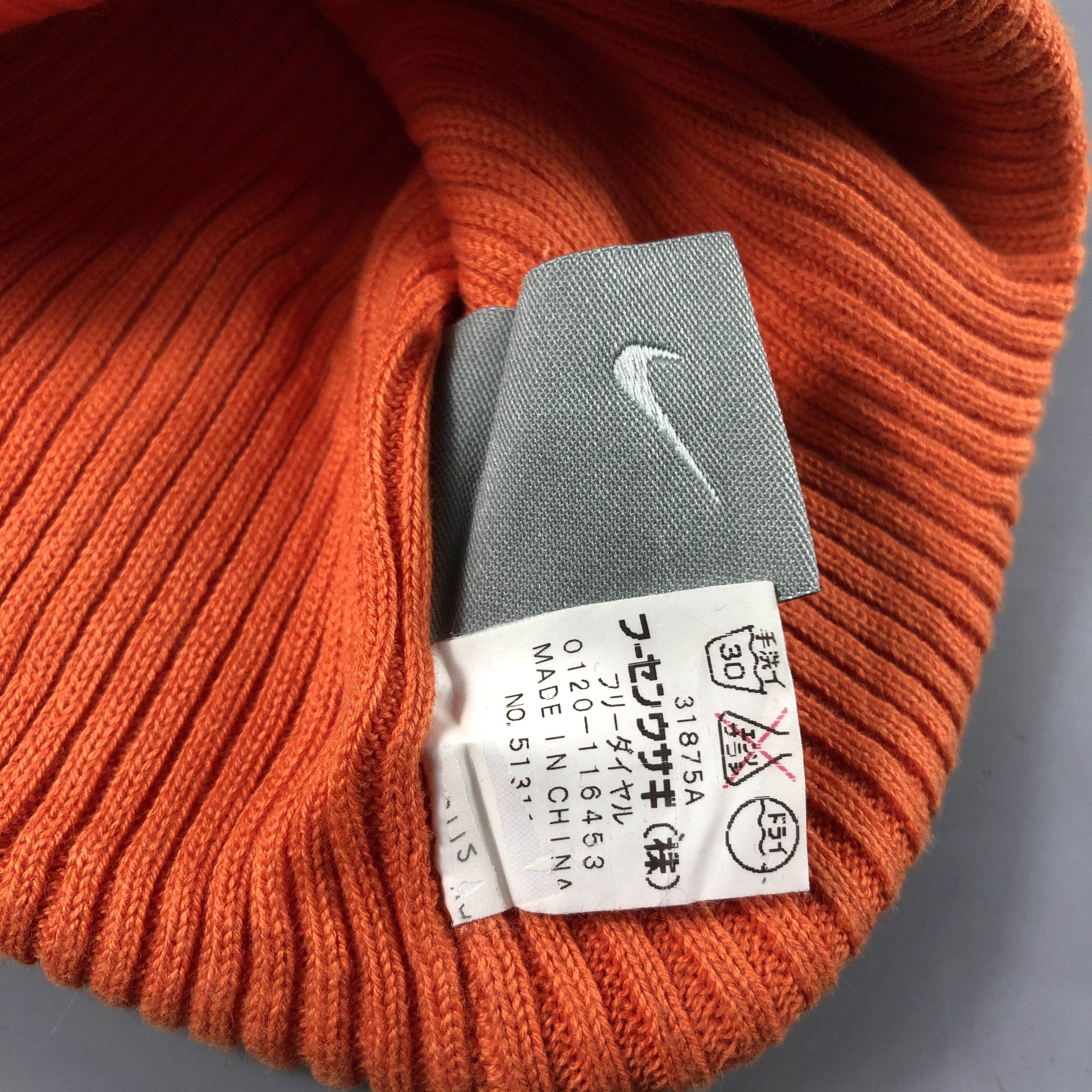 Nike × Vintage Nike Spellout Beanie Snow Hat Snow Cap -D1166 Size ONE SIZE - 6 Thumbnail