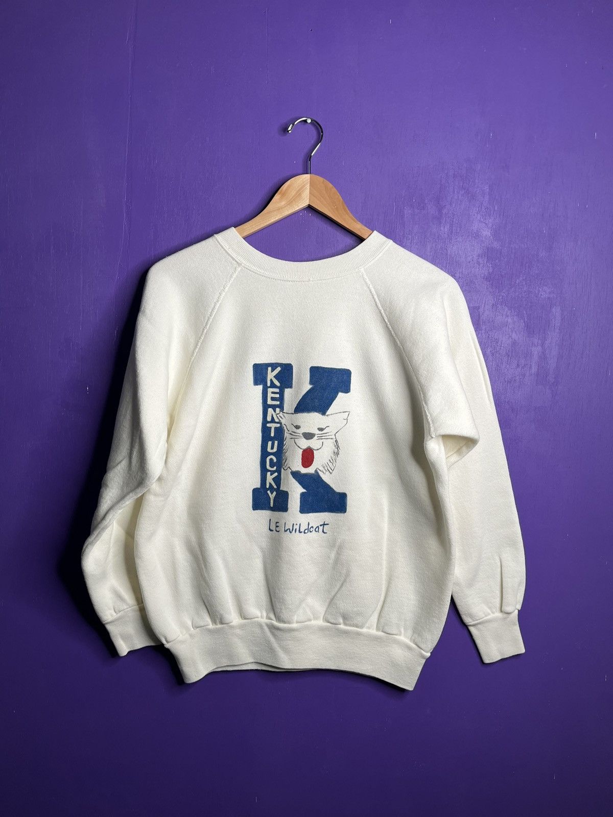 Vintage Vintage 80s Kentucky wildcats Le wildcat sweatshirt Size US M / EU 48-50 / 2 - 1 Thumbnail