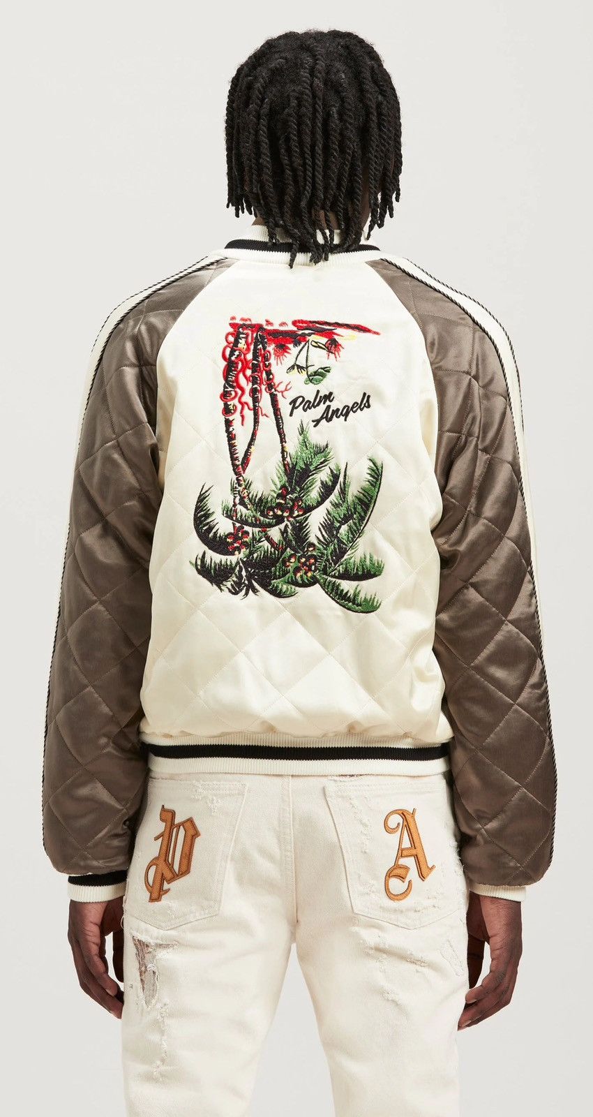 Palm Angels NWT Upsidedown Palm Sukajan Quilted Jacket Size US M / EU 48-50 / 2 - 20 Thumbnail