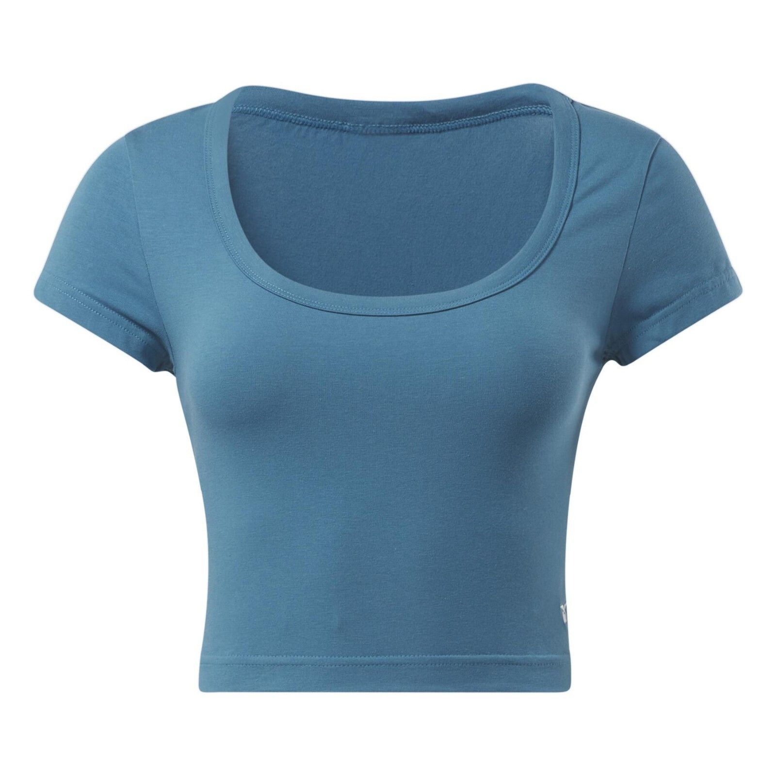 Reebok Reebok IC0120 Cropped Tee Steel Blue ( L ) Size L / US 10 / IT 46 - 2 Thumbnail