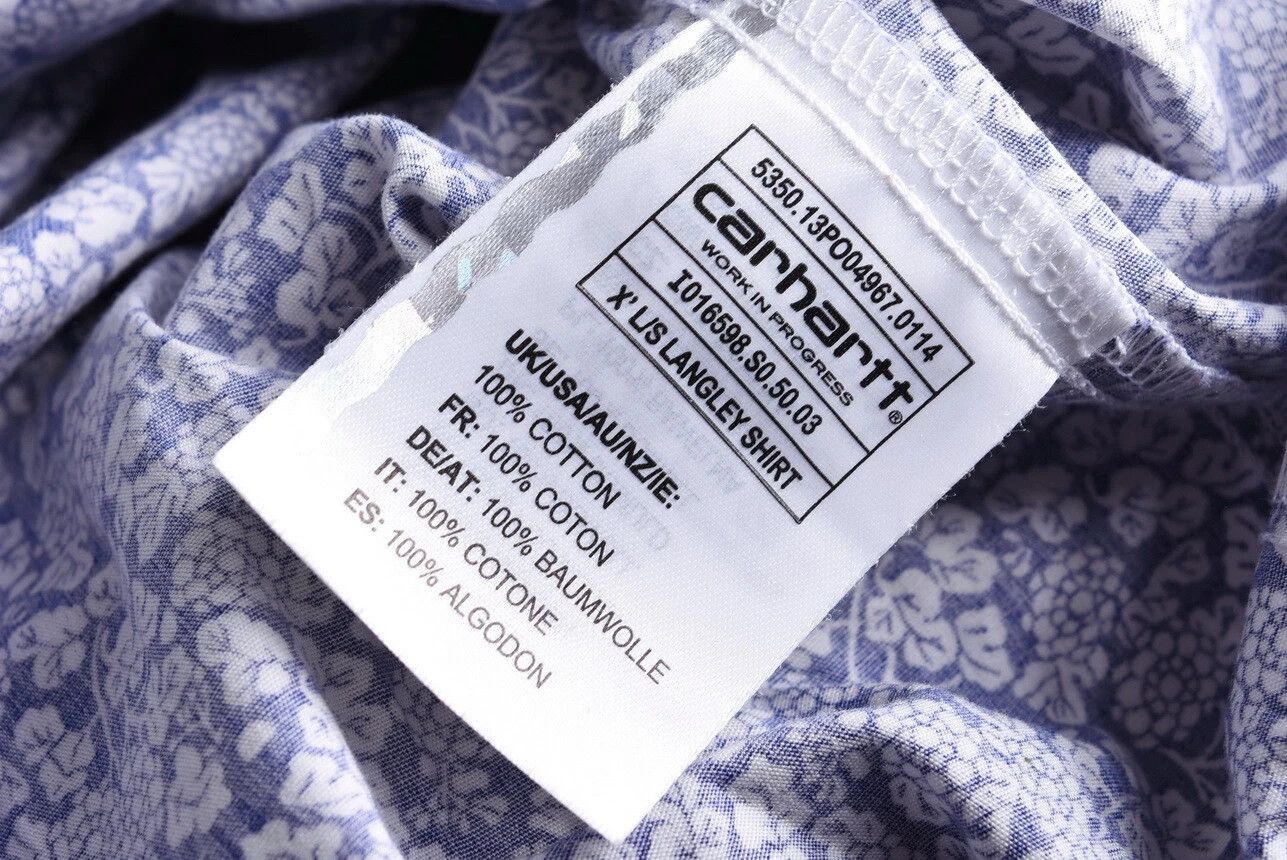 Carhartt Carhartt WIP Langley Floral Long Sleeve Button Down Shirt Size US M / EU 48-50 / 2 - 8 Thumbnail