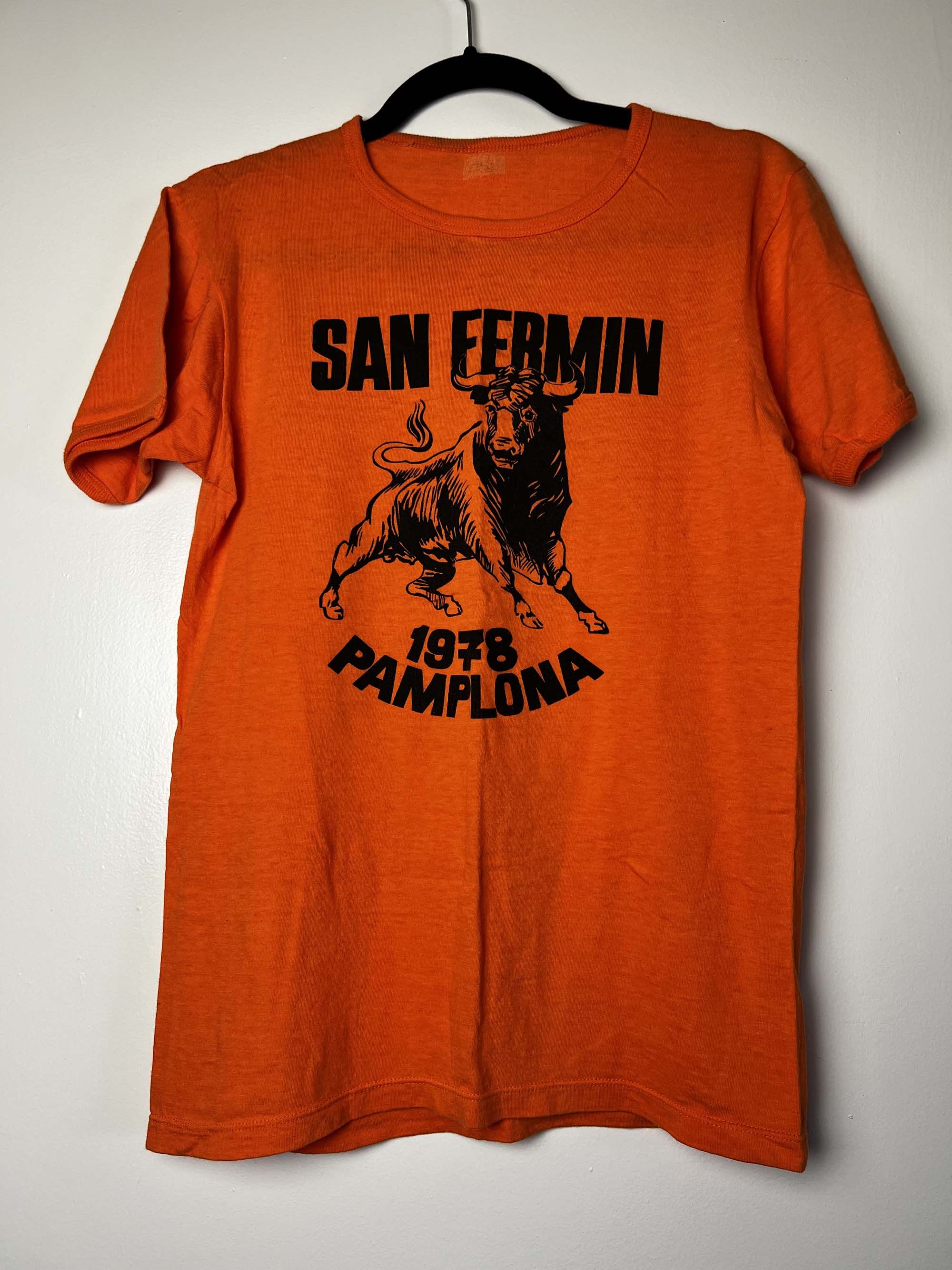 Vintage 1978 San Fermín Running of the Bulls Fest in Pamplona, Spain Size US S / EU 44-46 / 1 - 11 Thumbnail