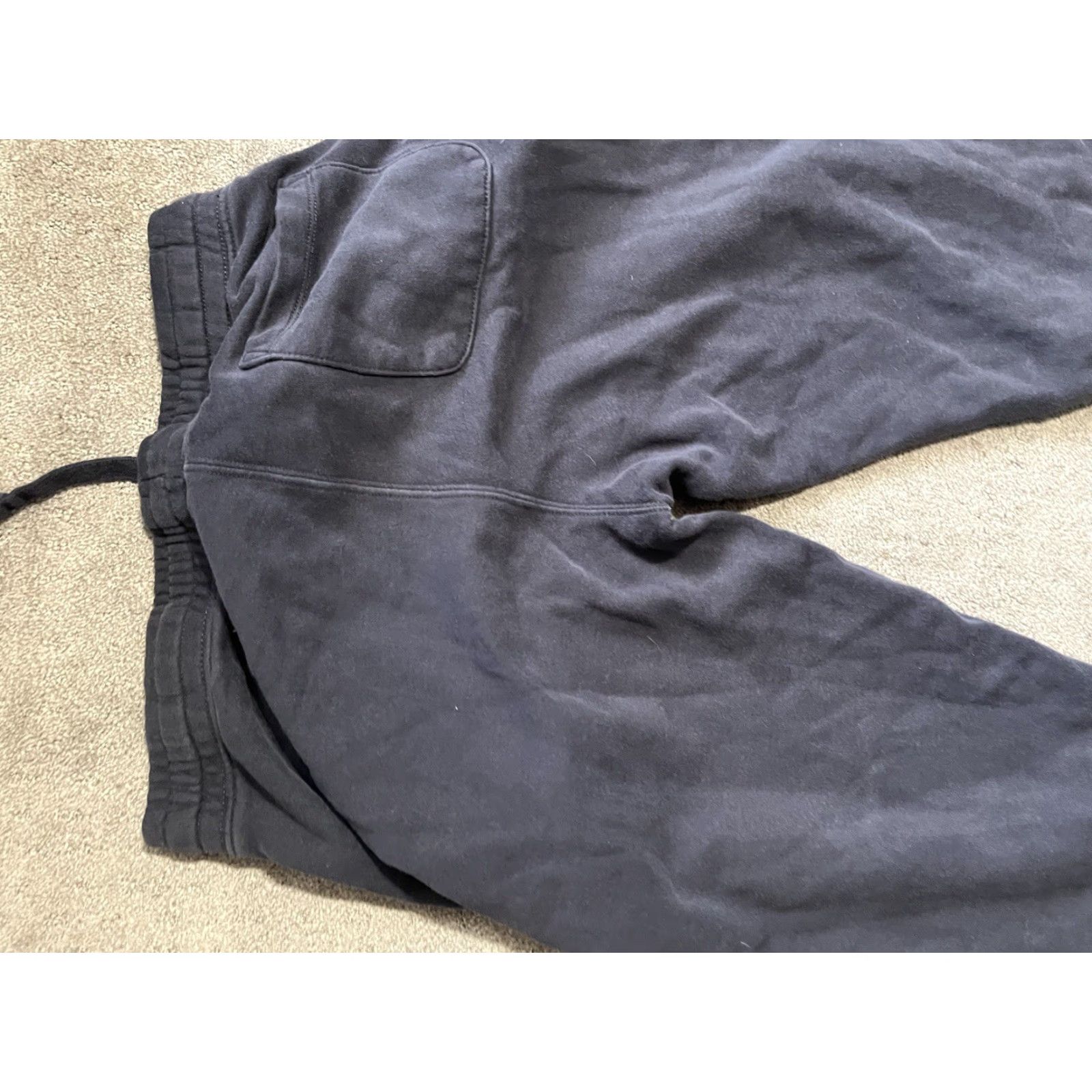 Old Navy Old Navy Mens Joggers Size L Navy Blue Drawstring Sweatpants Casual Athleisure Pants Mens L Navy Blue Jogger Sweatpants Size US 33 - 4 Thumbnail