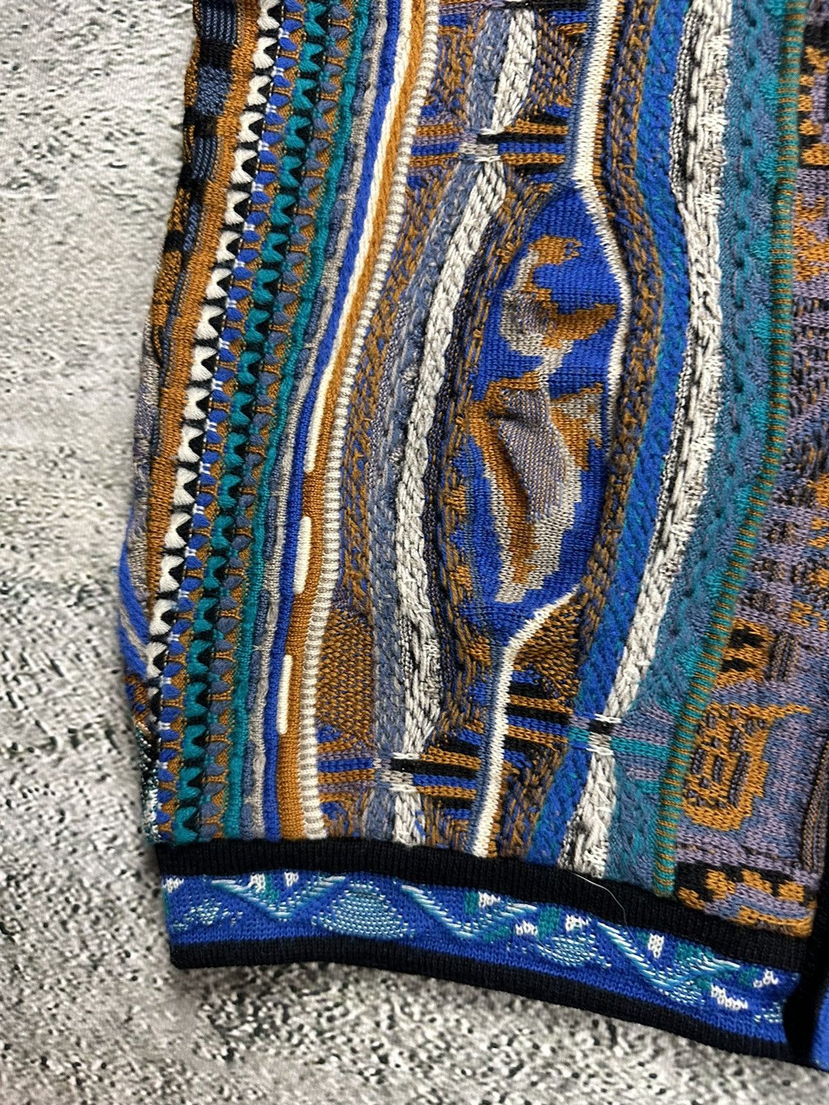 Vintage Modigliani sweater vintage blue cardigan button up vest Size US L / EU 52-54 / 3 - 4 Thumbnail