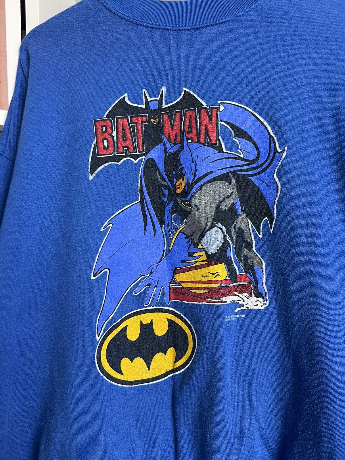 DC Comics × Vintage Vintage 1986 Batman Dc Comics promo sweatshirt XL 90s boxy Size US XL / EU 56 / 4 - 3 Thumbnail