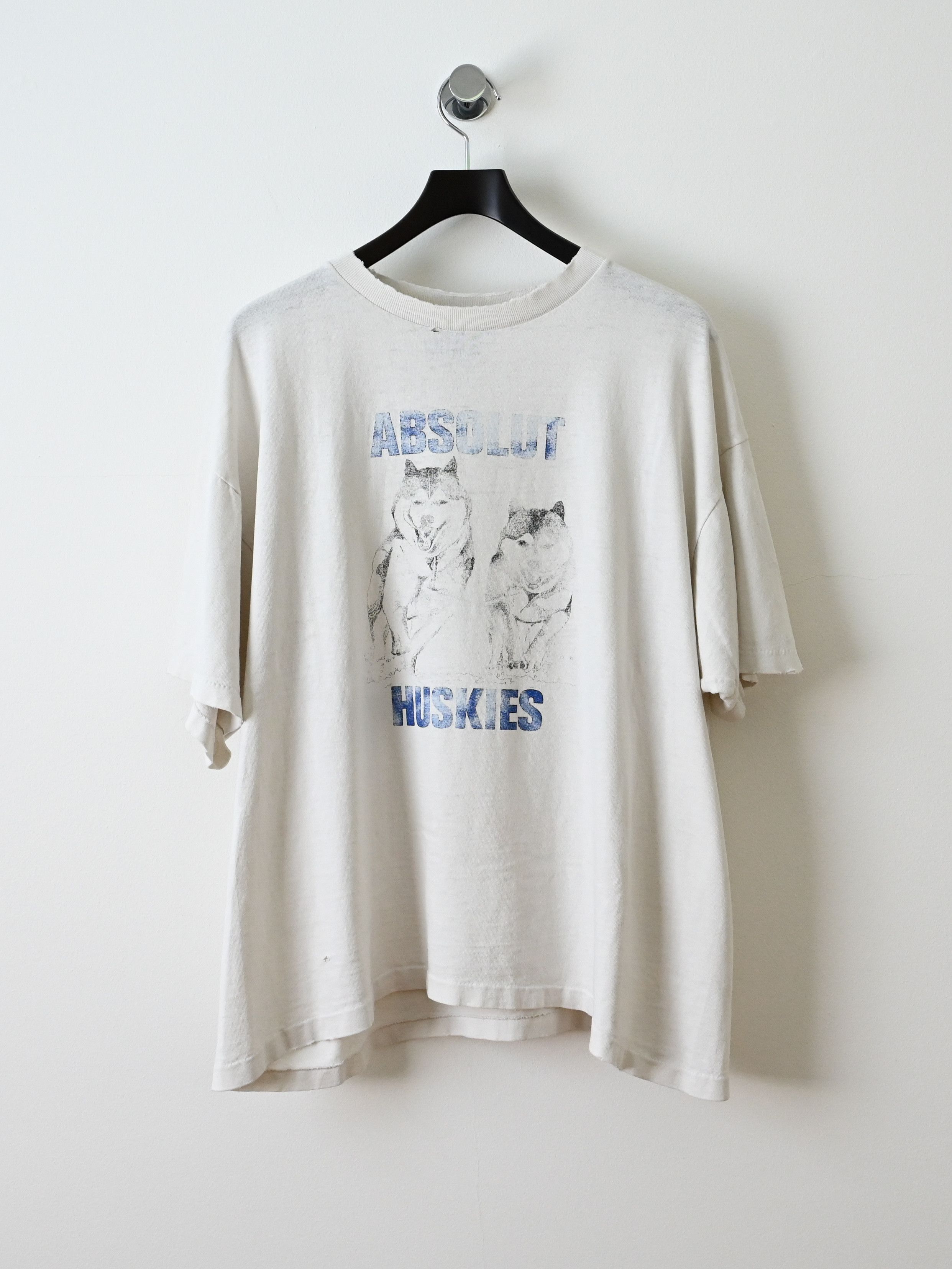 Vintage Absolut Huskies Tee Size US L / EU 52-54 / 3 - 1 Thumbnail