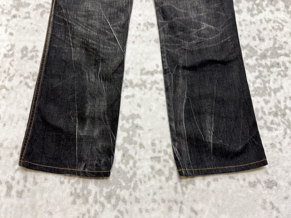 Edwin Vintage Edwin 503 Blue Trip Mud Wash Straight Y2K Denim Size US 31 - 13 Thumbnail