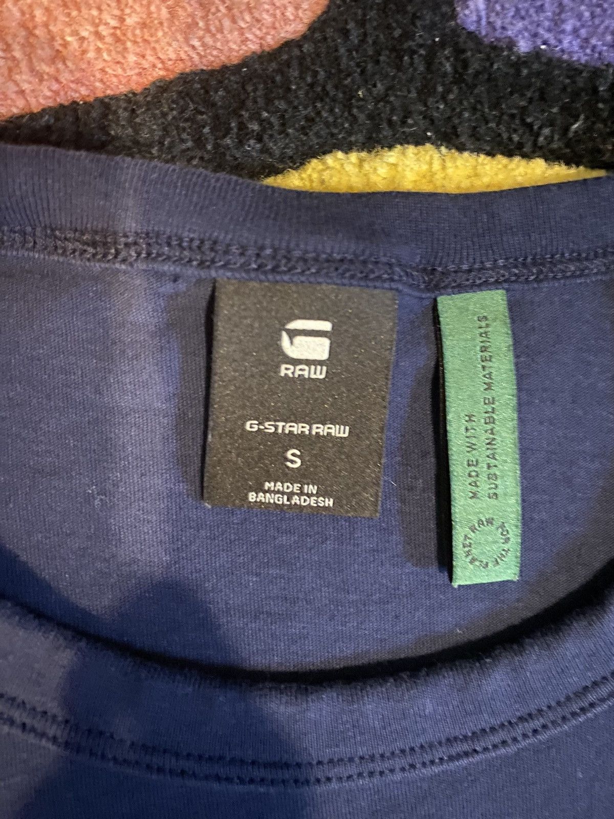 G-Star Gstar Raw Navy Blue Tshirt Size US S / EU 44-46 / 1 - 2 Thumbnail