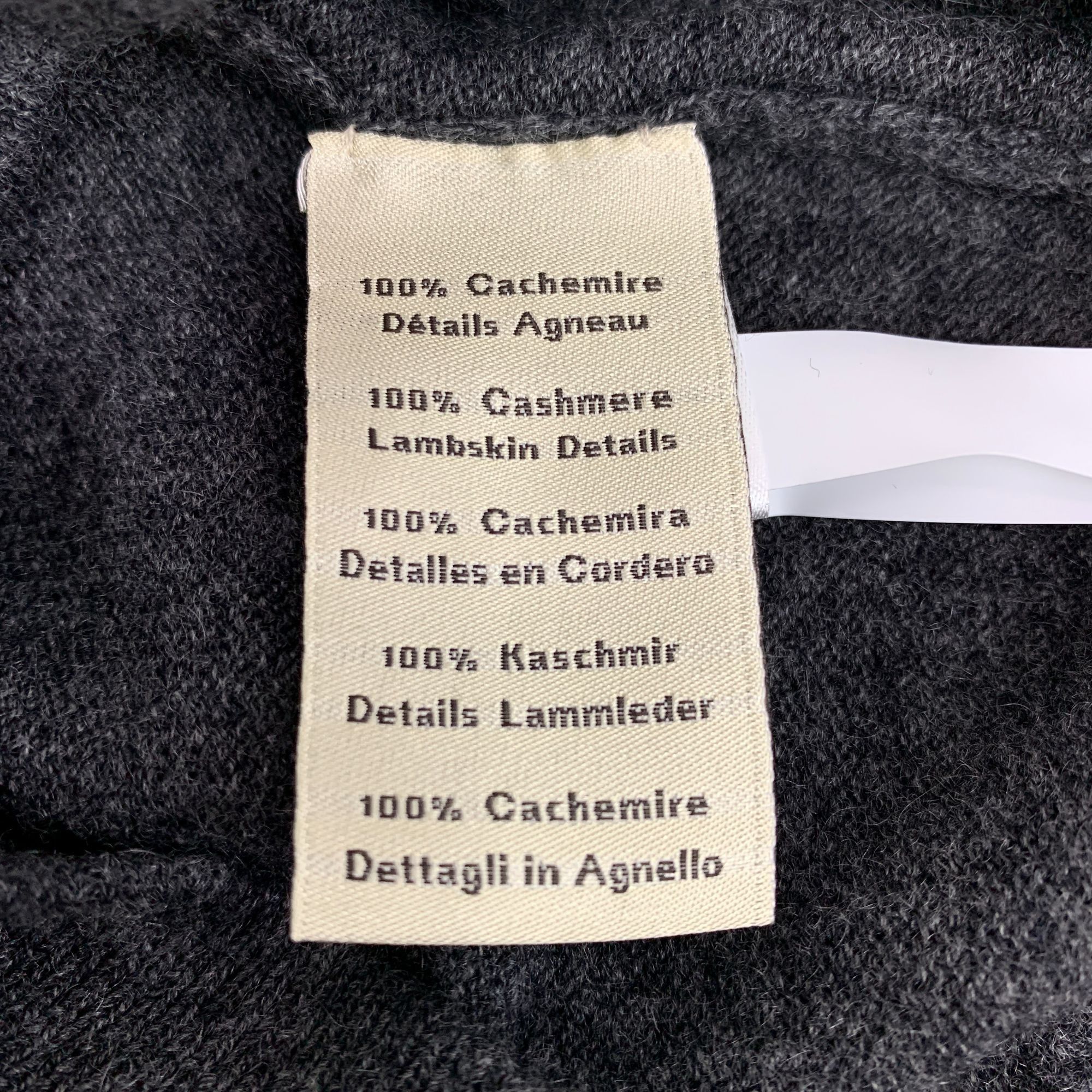 Hermes Hermes Deep Grey 100% Cashmere Hooded Zipper Cardigan W/ Lam Size US S / EU 44-46 / 1 - 3 Thumbnail