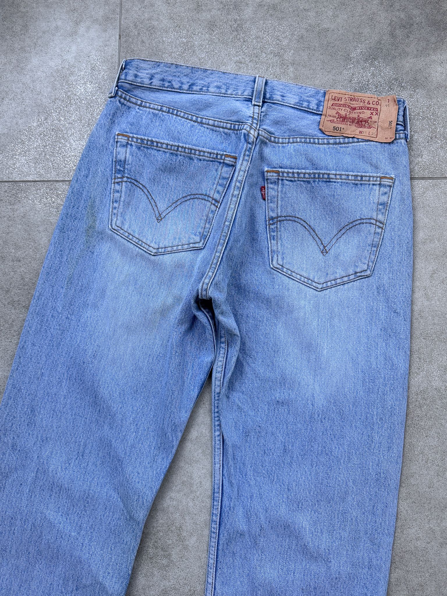 Levi's Vintage Levi's 501 Blue Denim Jeans 30x32 Size US 30 / EU 46 - 5 Thumbnail