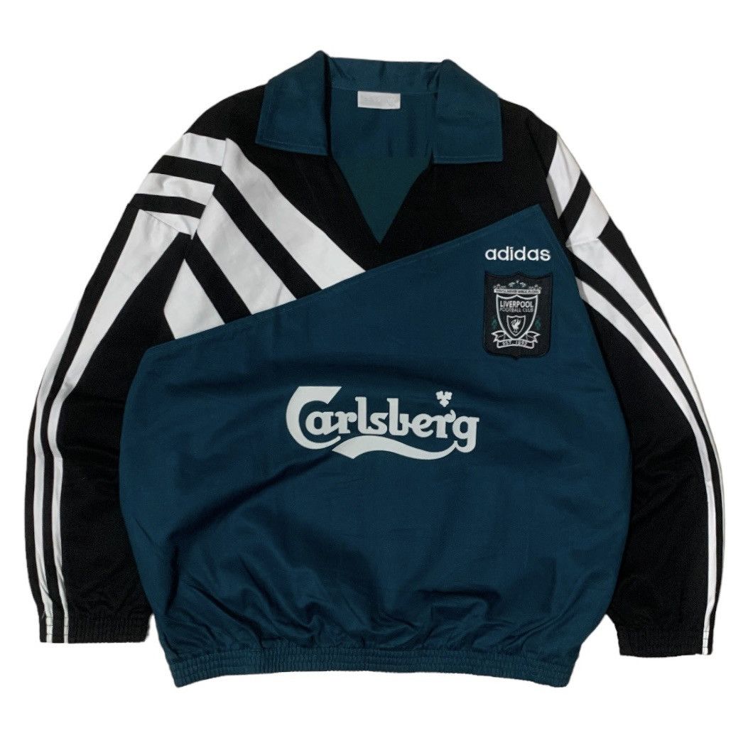Adidas Vintage liverpool 1995-96 longsleeve training top | Grailed