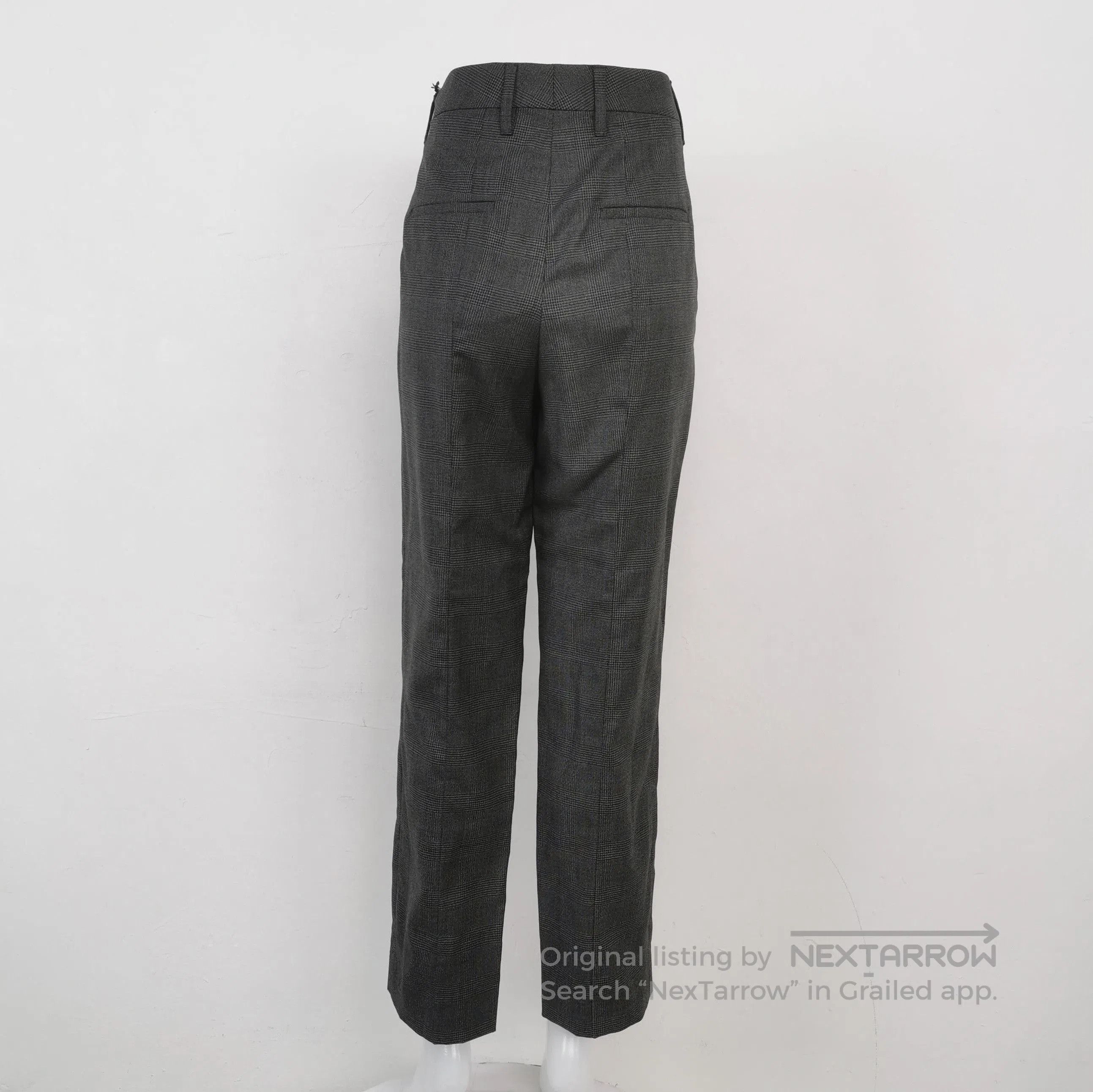 Prada Prada Houndstooth Wool Silk Blend Trousers . Size 39" - 2 Thumbnail