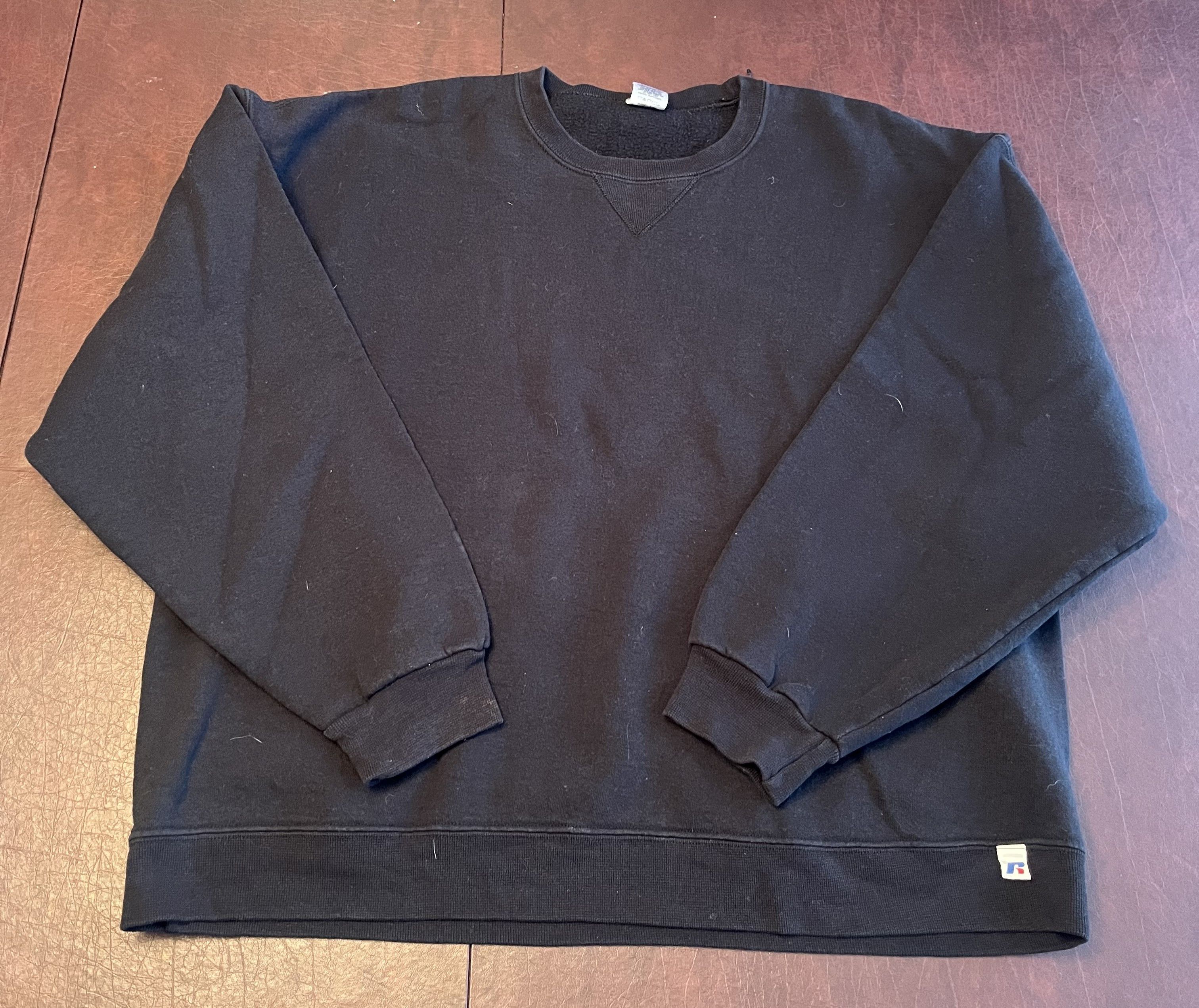 Russell Athletic Vintage Russell Blank Pullover Size US XL / EU 56 / 4 - 1 Thumbnail