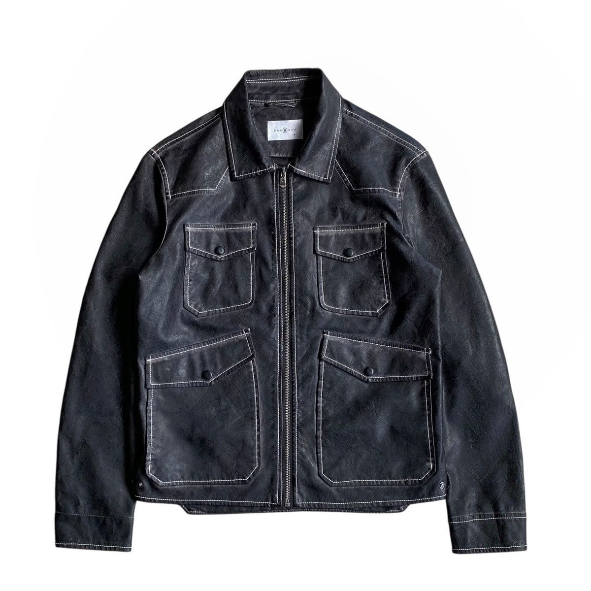 Archival Clothing × Streetwear Double H multi pocket zipper