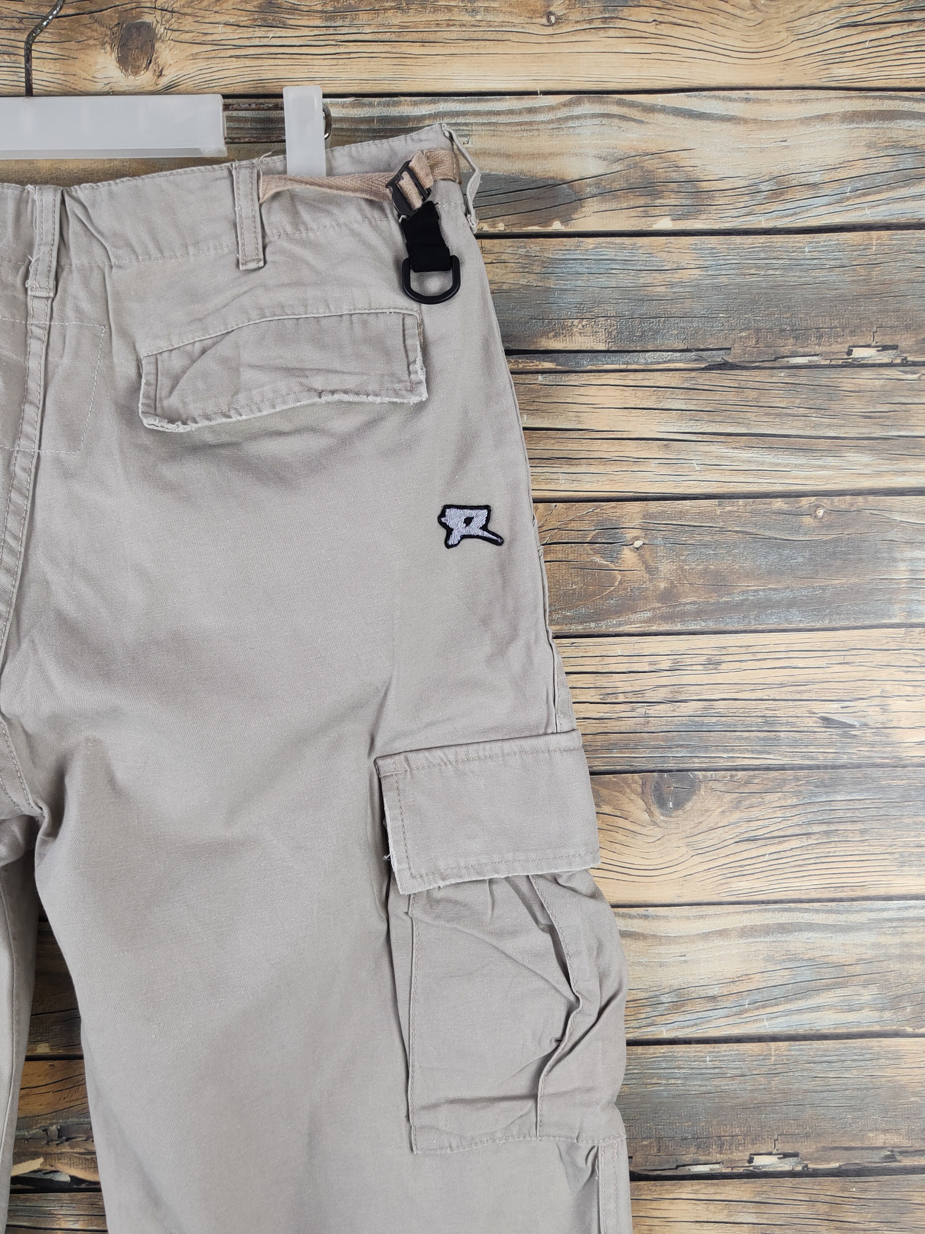 Japanese Brand DL Rub Beige Multipocket Tactical Cargo Pants #1960 Size US 32 / EU 48 - 12 Thumbnail