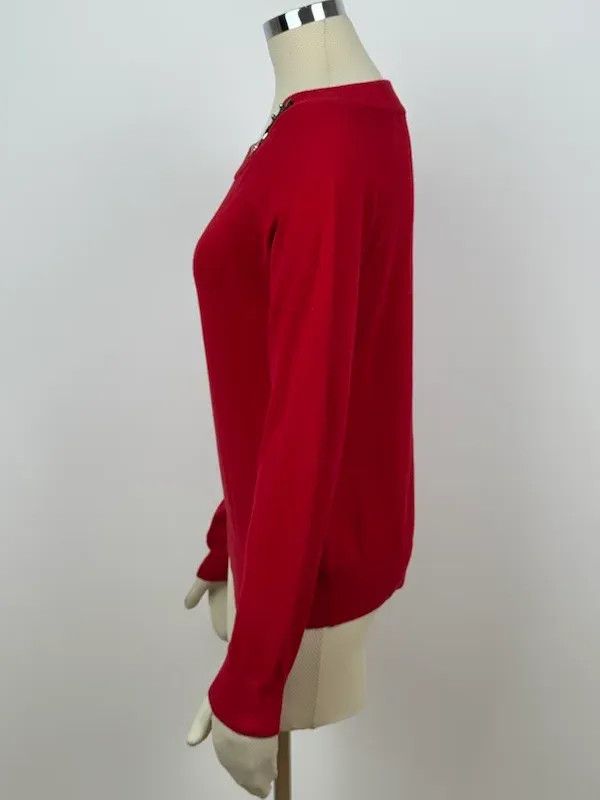 Lauren Ralph Lauren Maglione Ralph Lauren Rosso Donna Taglia L Size L / US 10 / IT 46 - 2 Thumbnail