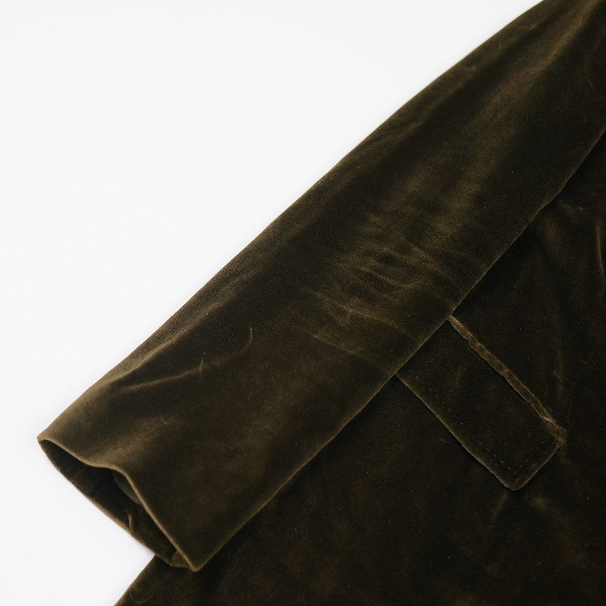 Tagliatore Tagliatore Velour Tuxedo Dark Green Coat Velvet Jacket Size M / US 6-8 / IT 42-44 - 5 Thumbnail