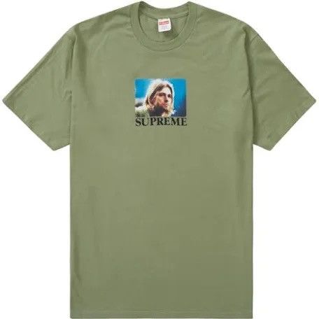 Supreme Supreme Kurt Cobain Tee 'Light Olive' Size US S / EU 44-46 / 1 - 1 Thumbnail