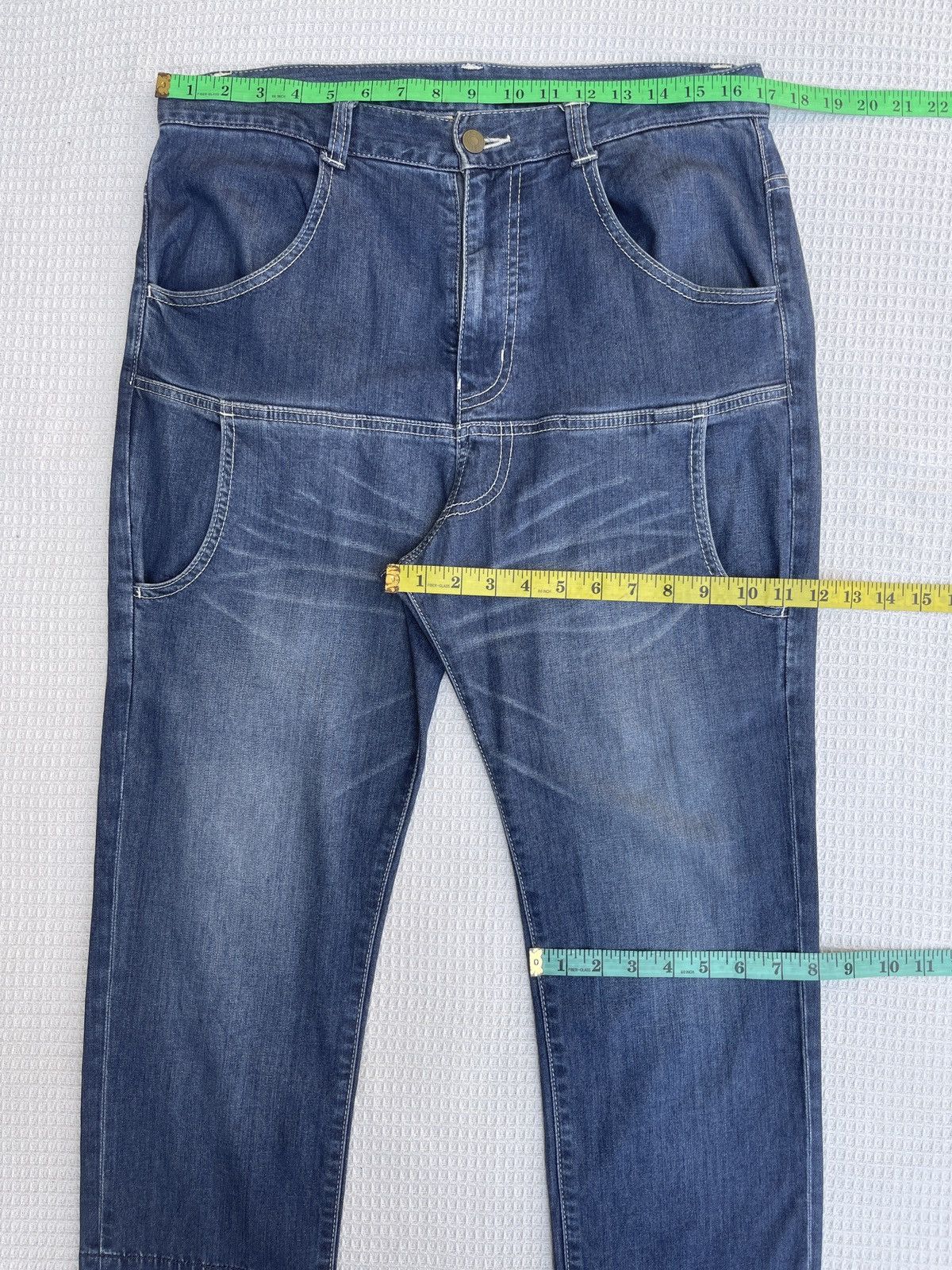 Frapbois LastDrop🔥Rare🔥Vtg FRAPBOIS Issey Miyake Japan Designer Jeans Size US 34 / EU 50 - 10 Thumbnail