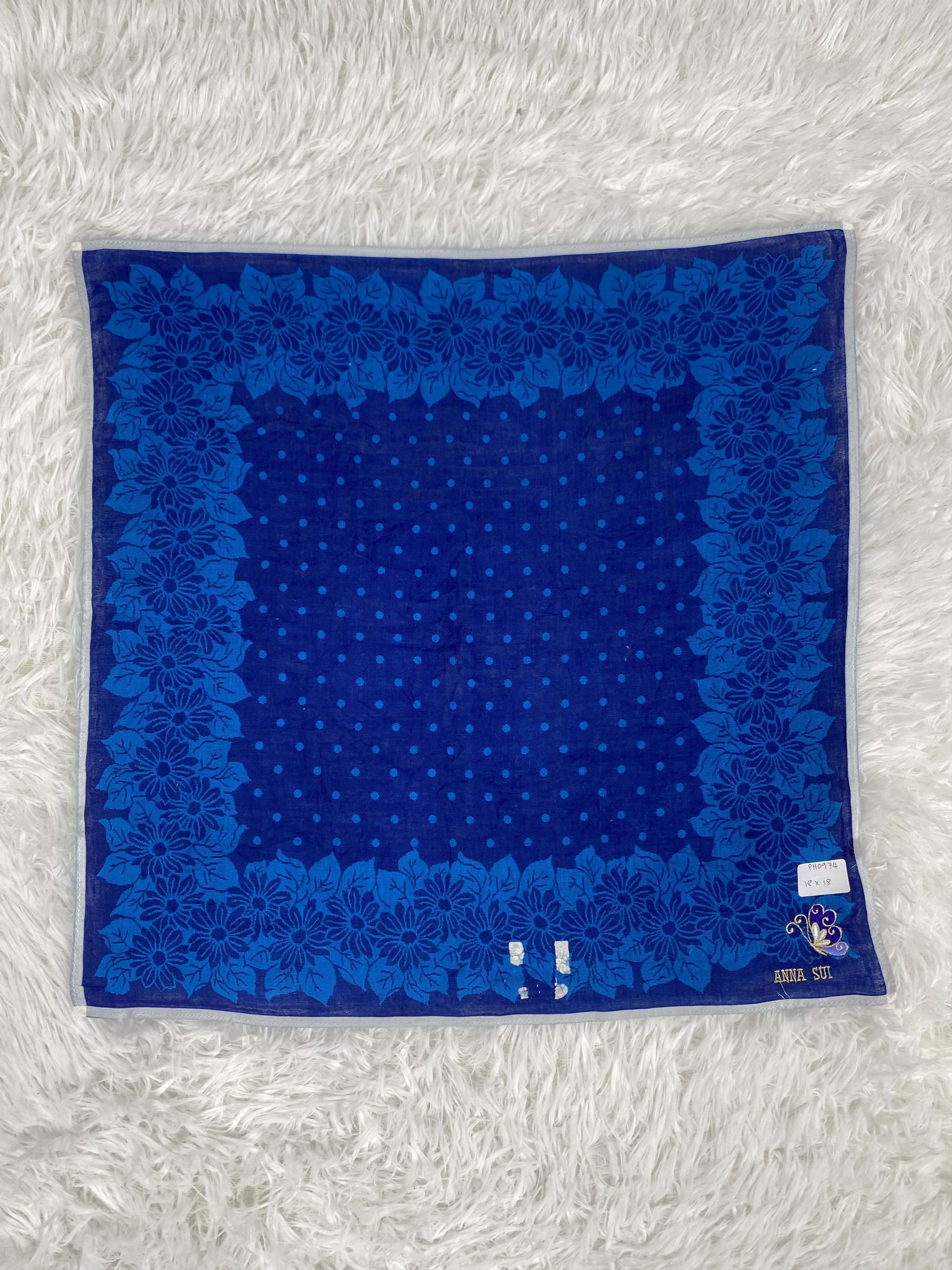 Designer × Vintage Vintage Anna Sui Handkerchief Neckerchief PH0974 Size ONE SIZE - 3 Thumbnail