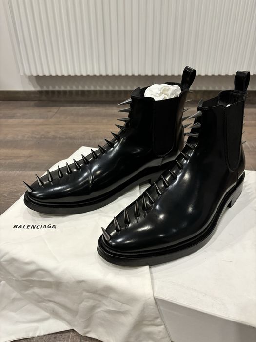 Balenciaga spiked discount boots