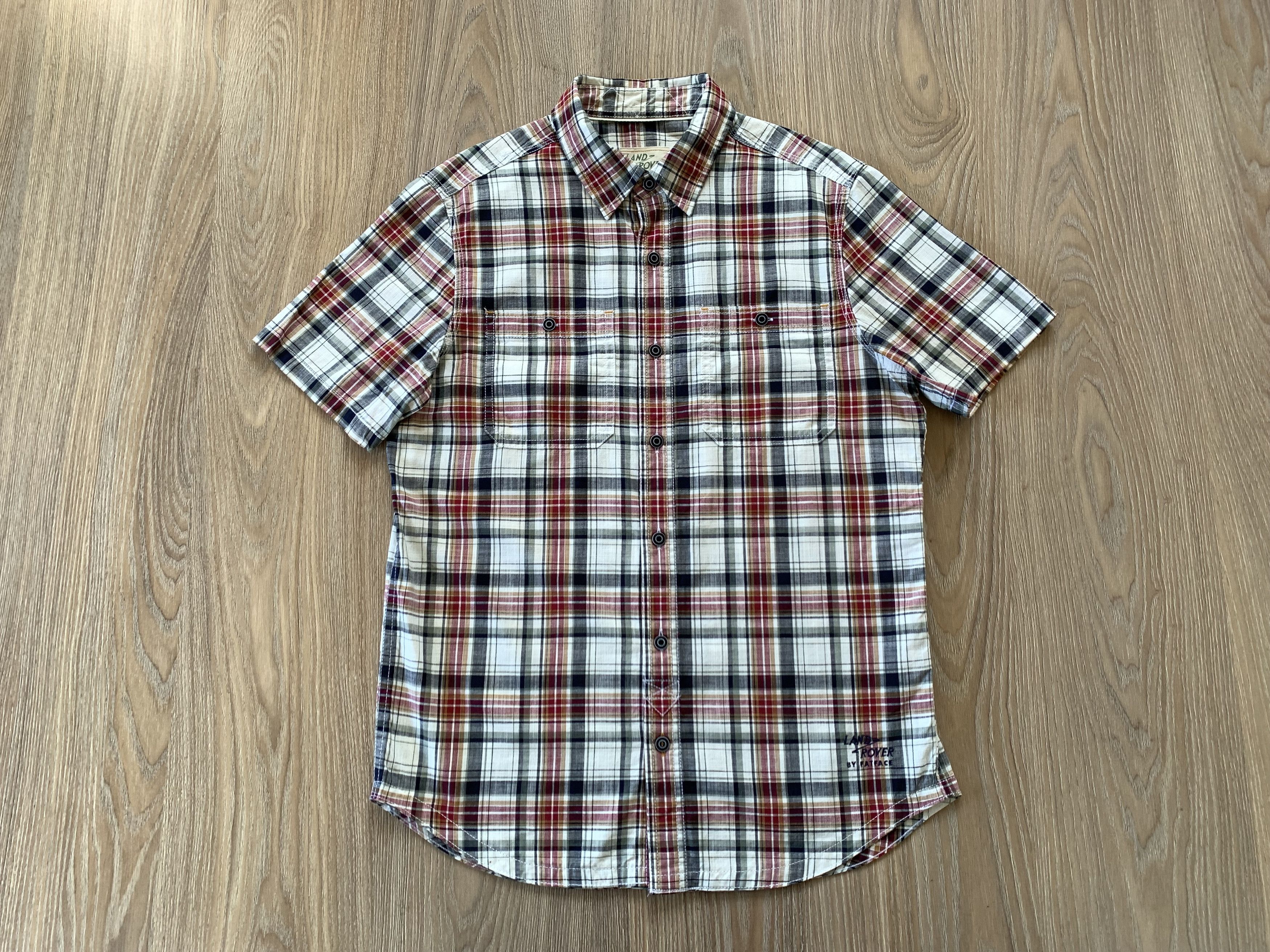 Trophy Clothing Land Rover Cotton Short Sleeve P;aid Shirt Up Size US S / EU 44-46 / 1 - 2 Thumbnail
