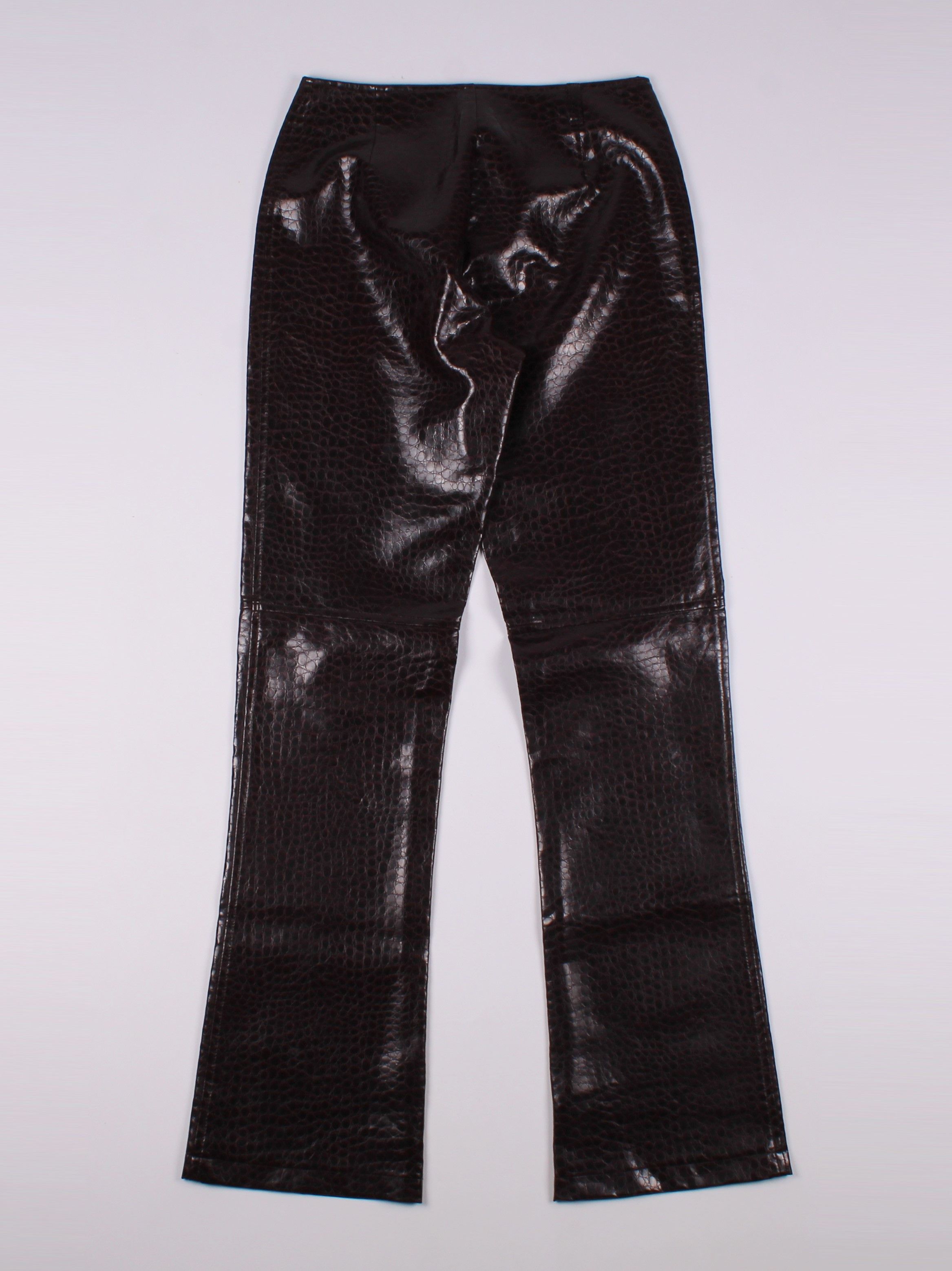 Vintage Vintage Y2K Happy Life Croc Embossed Bootcut Pants Size 26" / US 2 / IT 38 - 6 Thumbnail