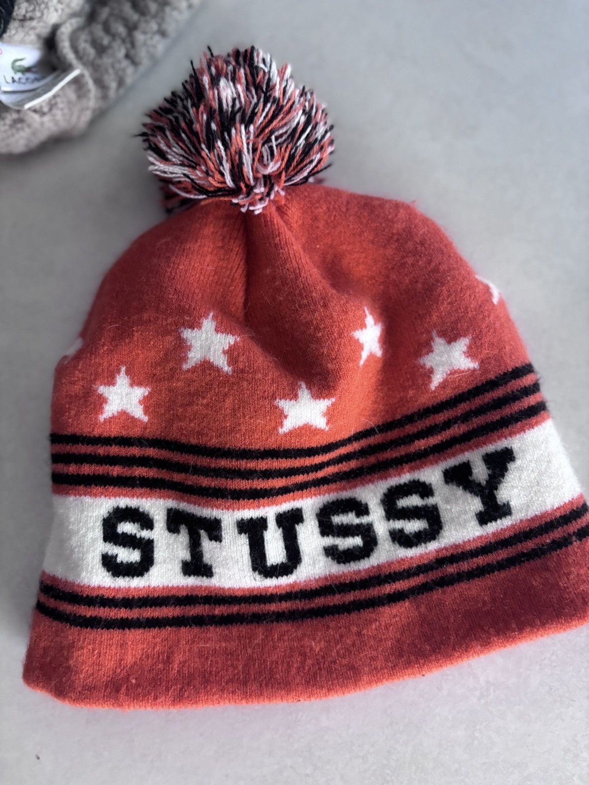 Stussy stussy bopple beanie- stars and branding.,fun rare cute Size ONE SIZE - 2 Thumbnail