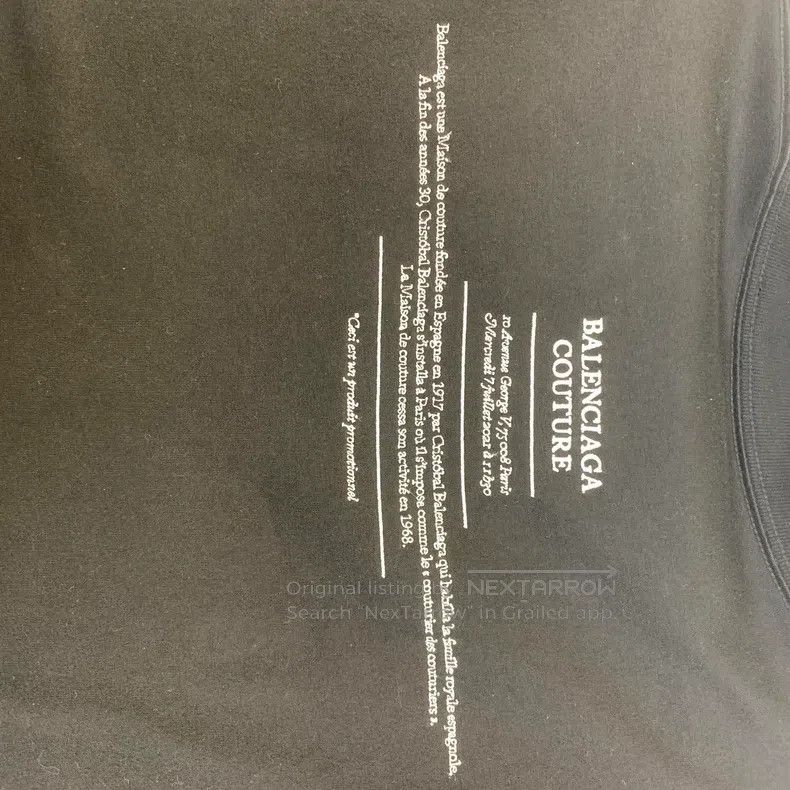 Balenciaga Balenciaga T-Shirt Size US S / EU 44-46 / 1 - 4 Thumbnail
