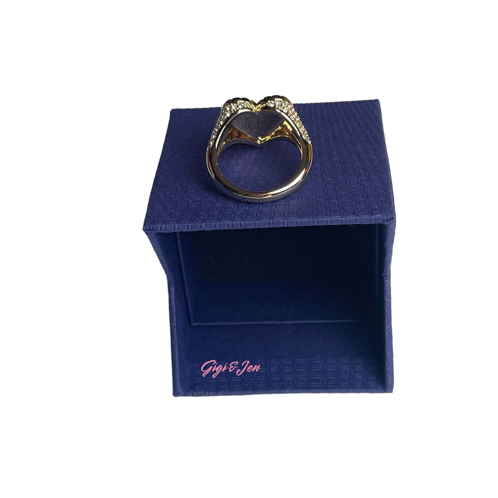 Swarovski Swarovski LUCKY GODDESS HEART MOTIF RING 6 USA 52 EUR Size ONE SIZE - 5 Thumbnail