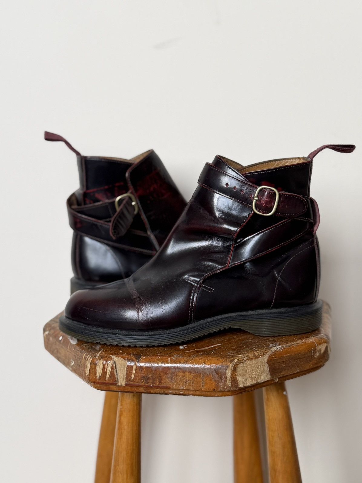Dr. Martens Vintage D.r Martens Leather Brown Belted Classic Shoes Size US 7 / IT 37 - 2 Thumbnail